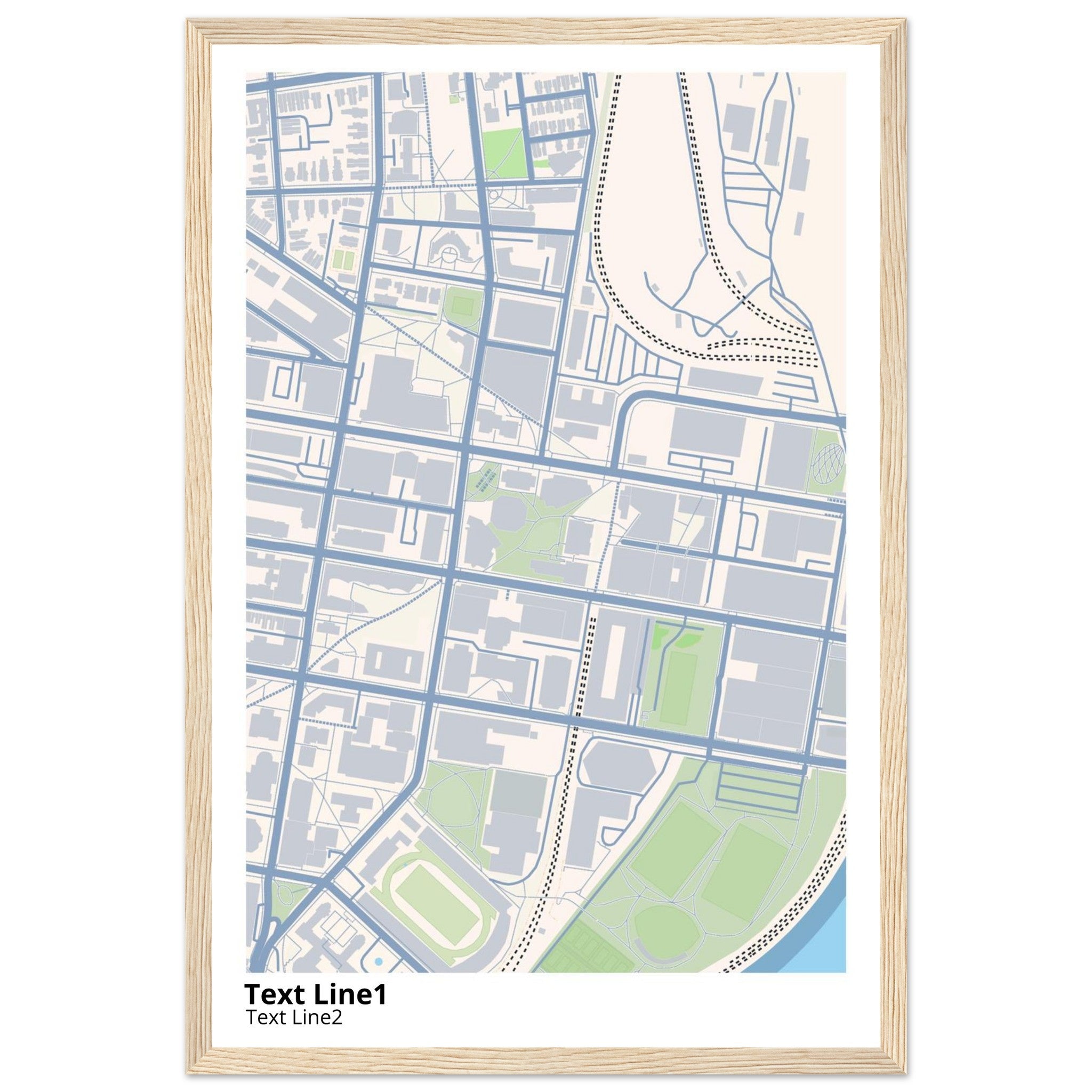 Drexel University Pennsylvania Campus Map Poster | Graduation Gift - Ink And Atlas
