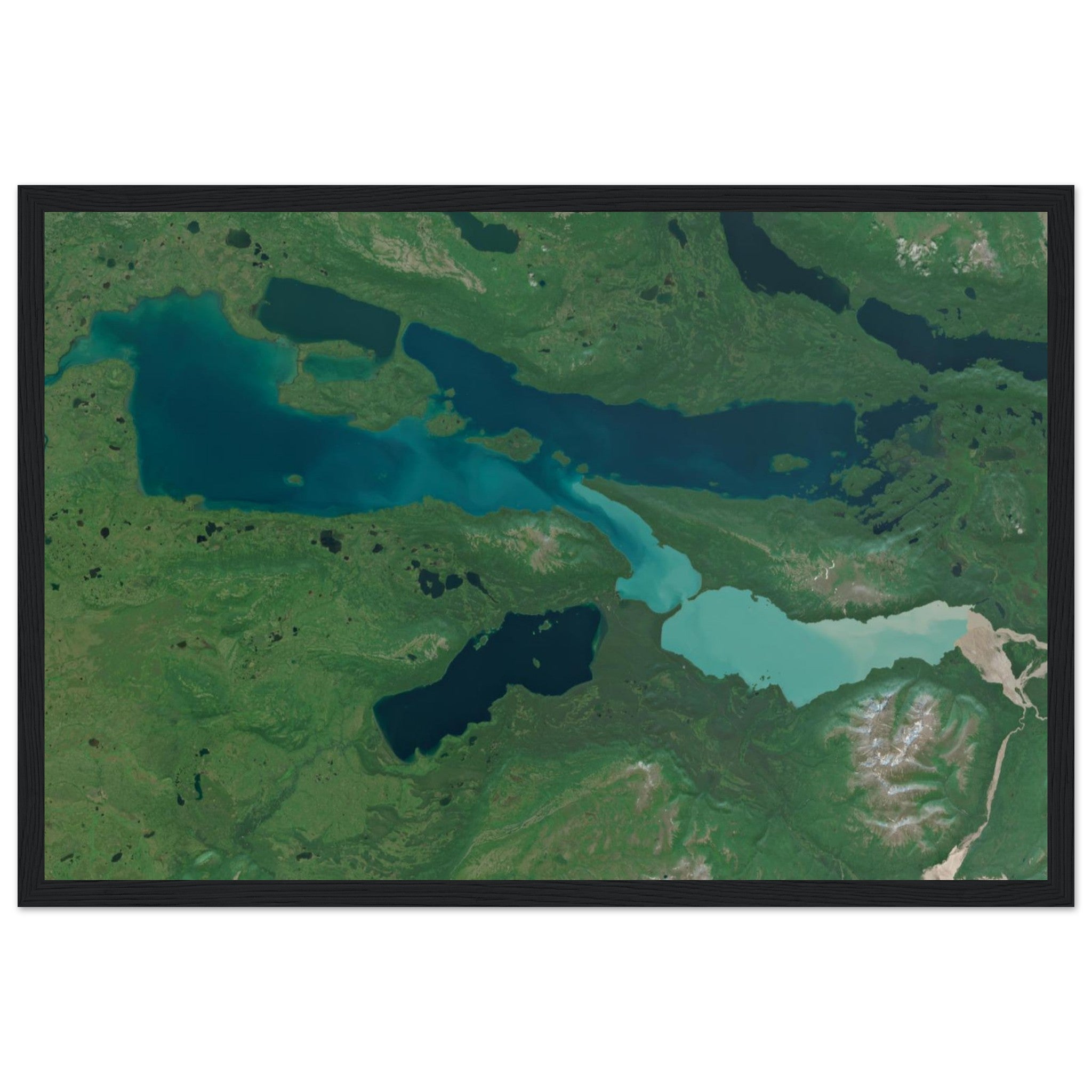 Katmai National Park Natural Earth Print - Ink And Atlas