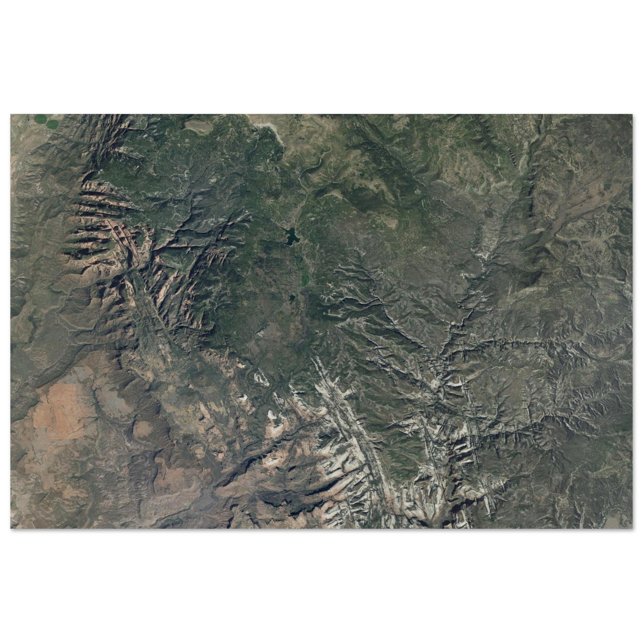 Zion National Park Natural Earth Print - Ink And Atlas