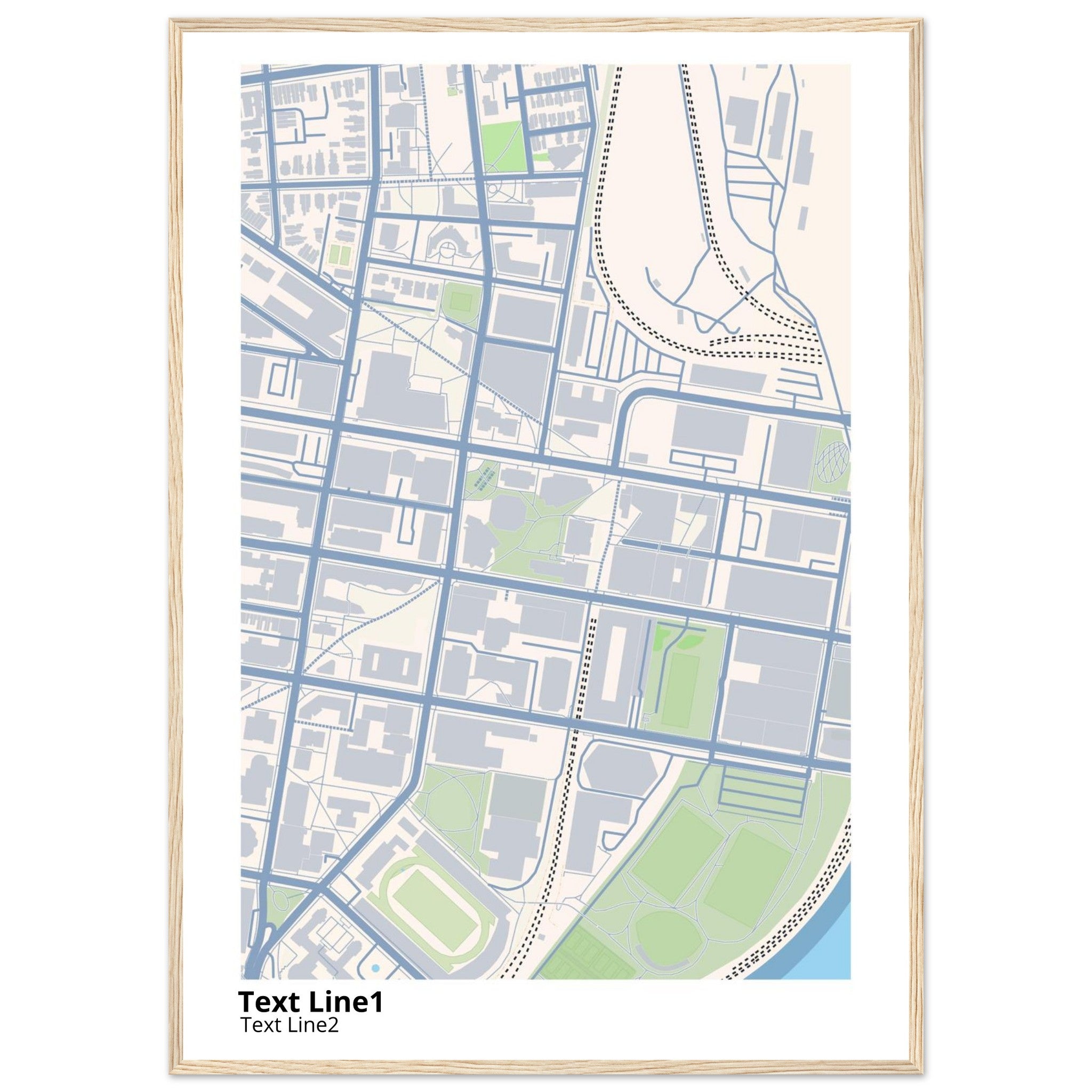 Drexel University Pennsylvania Campus Map Poster | Graduation Gift - Ink And Atlas