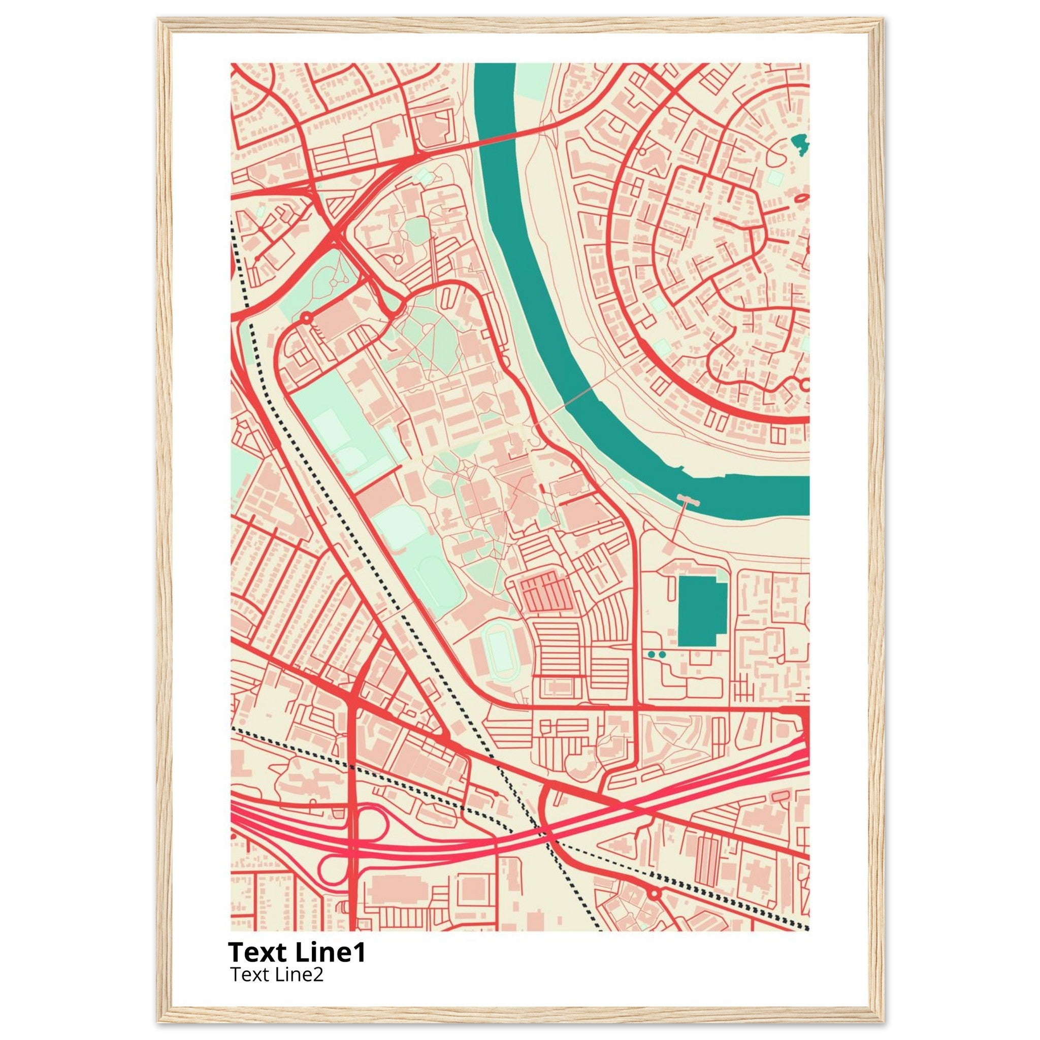 california state university sacramento campus map poster