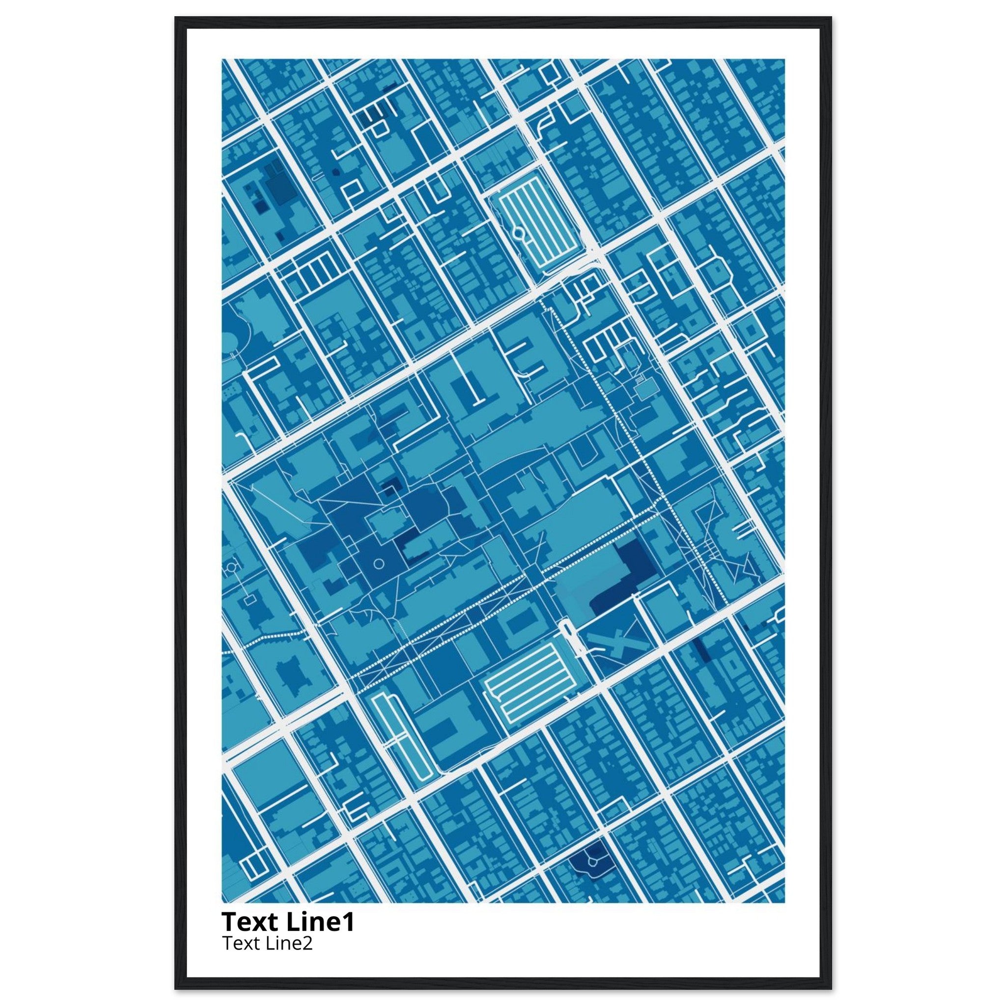 san jose state university campus map poster