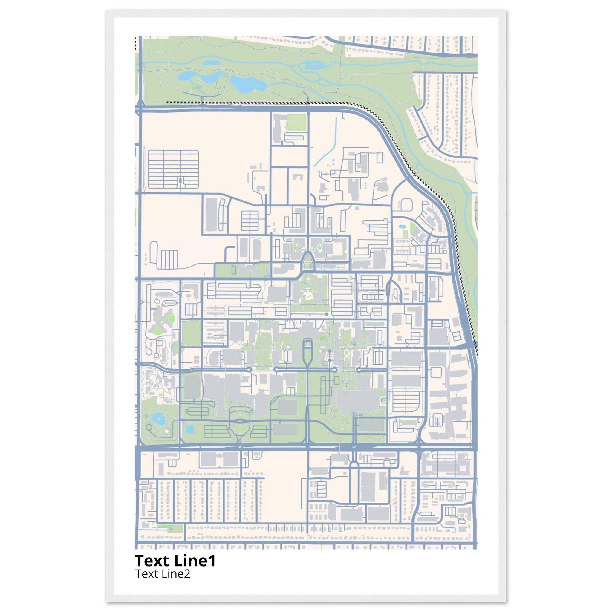 university of colorado denver anschutz medical campus campus map poster