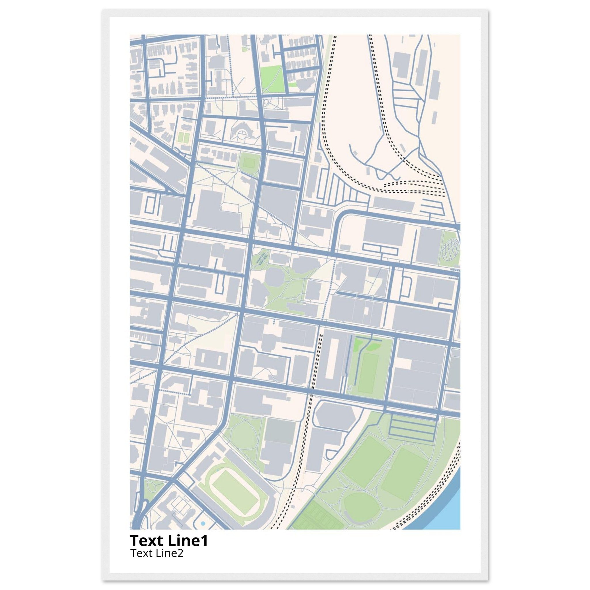 Drexel University Pennsylvania Campus Map Poster | Graduation Gift - Ink And Atlas