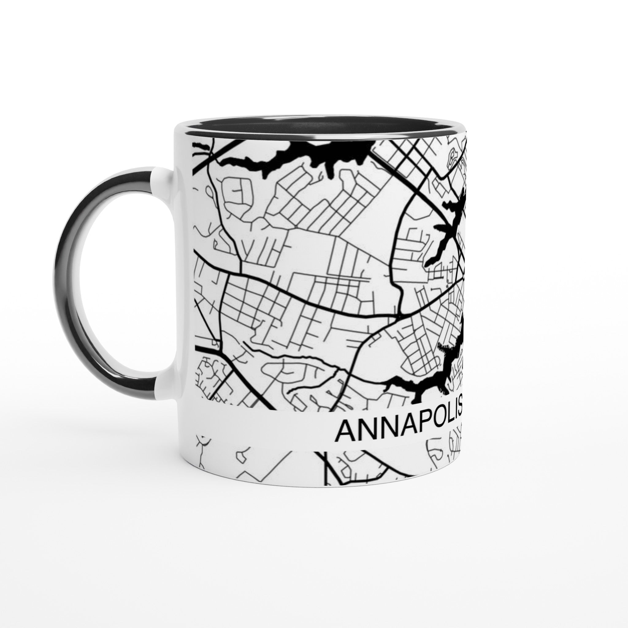Annapolis Modern City Map Mug (11oz) - Ink And Atlas