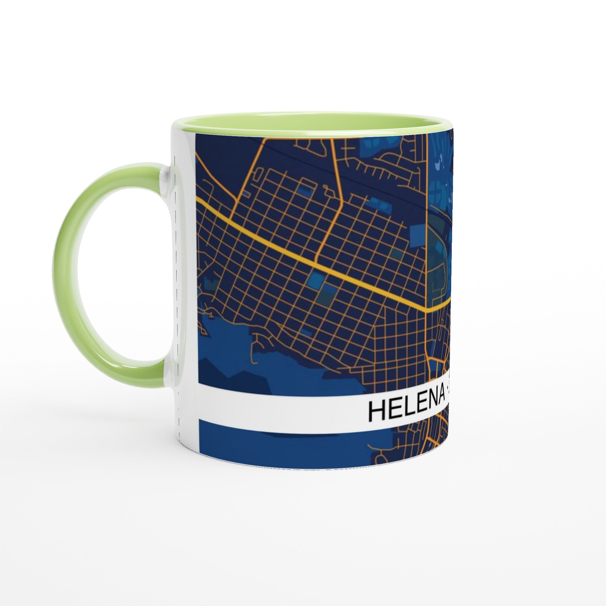 Helena Modern City Map Mug (11oz) - Ink And Atlas