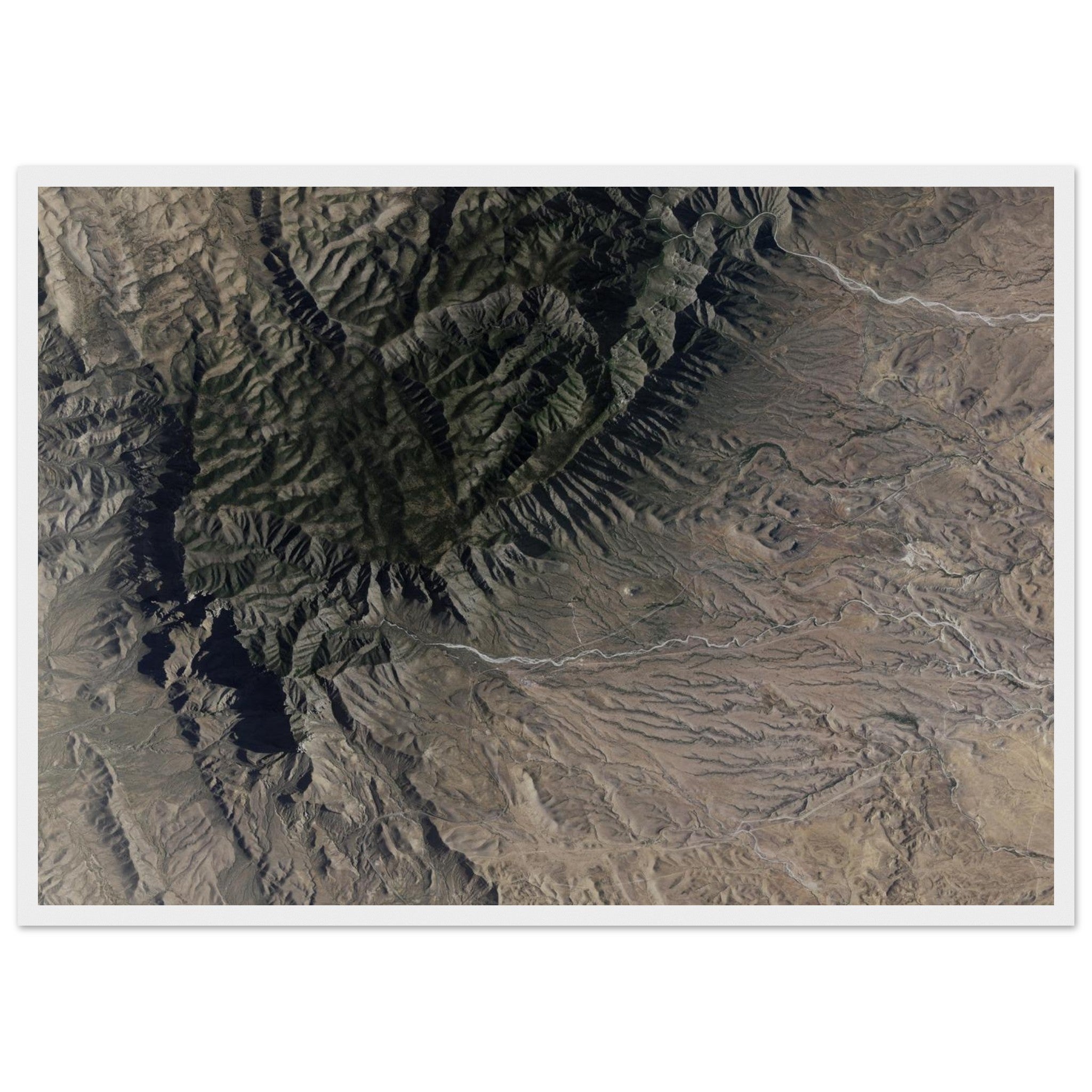 Guadalupe Mountains National Park Natural Earth Print - Ink And Atlas