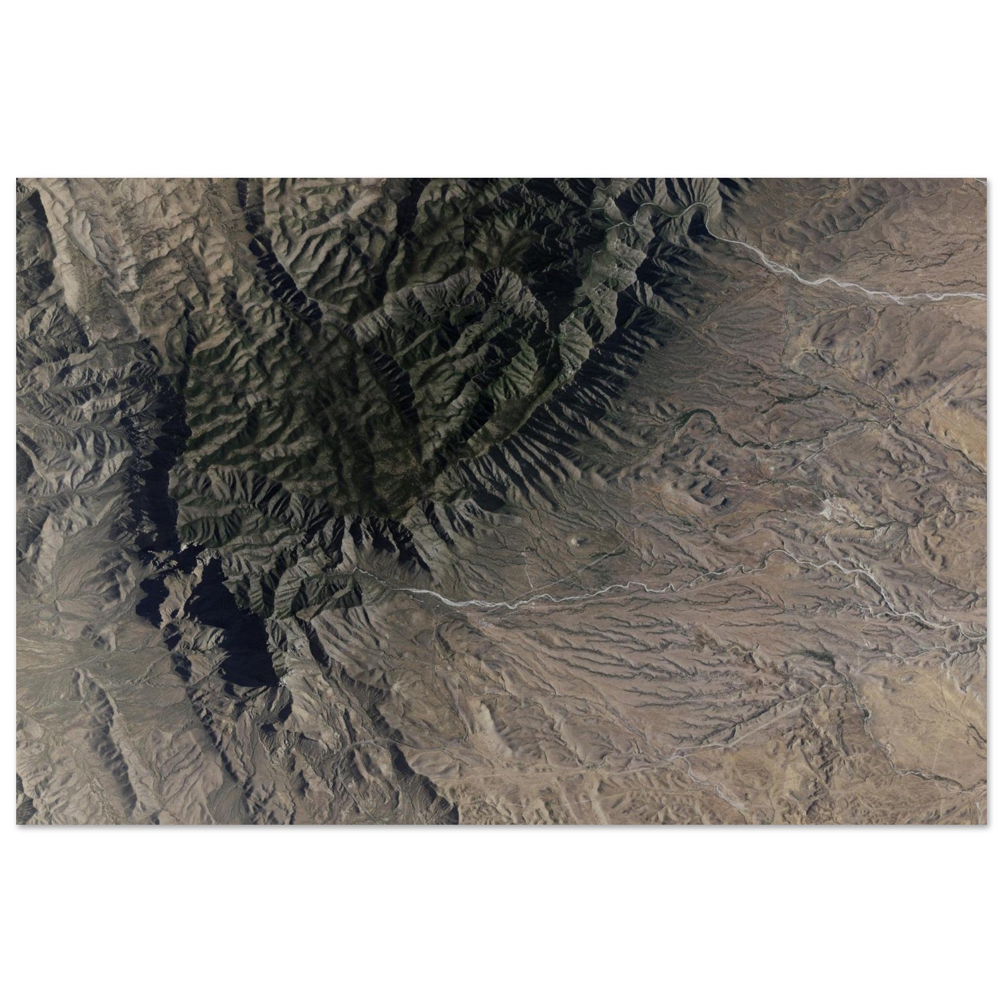 Guadalupe Mountains National Park Natural Earth Print - Ink And Atlas