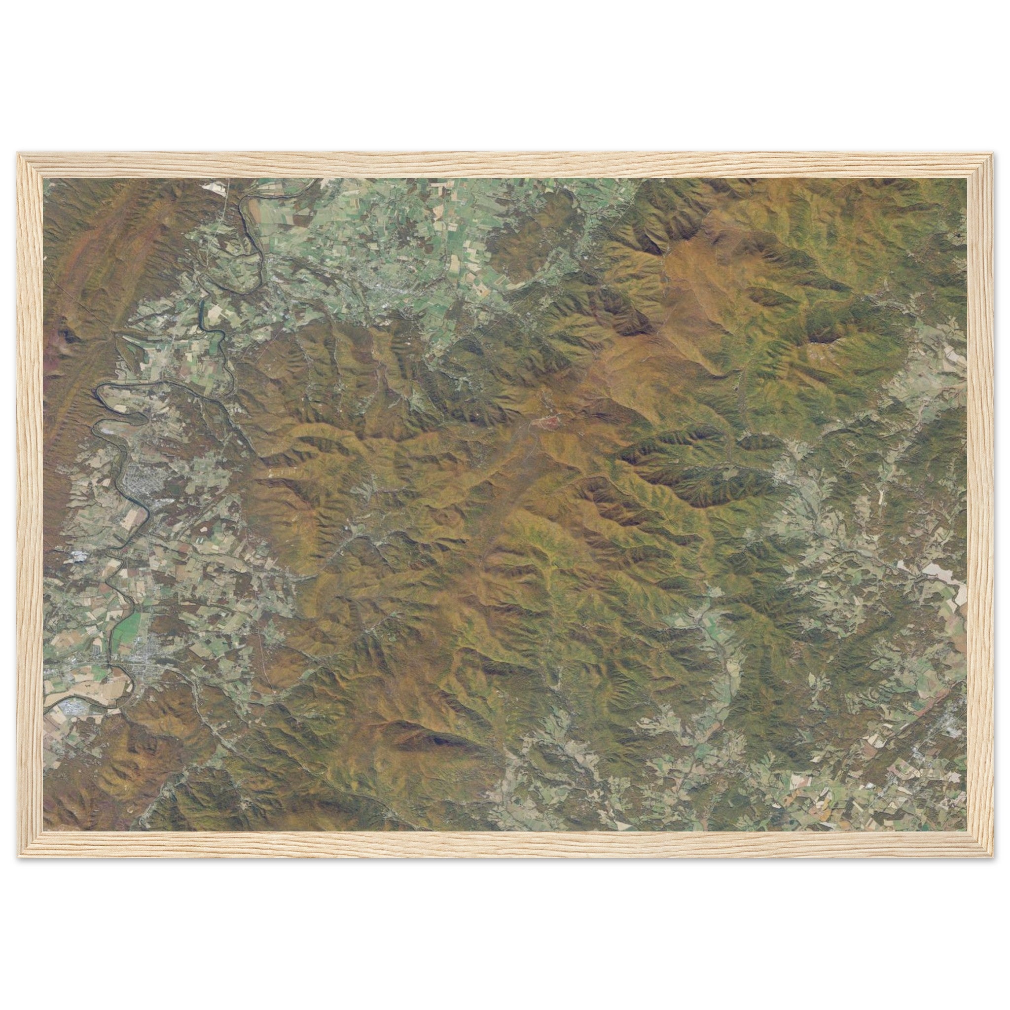 Shenandoah National Park Natural Earth Print - Ink And Atlas