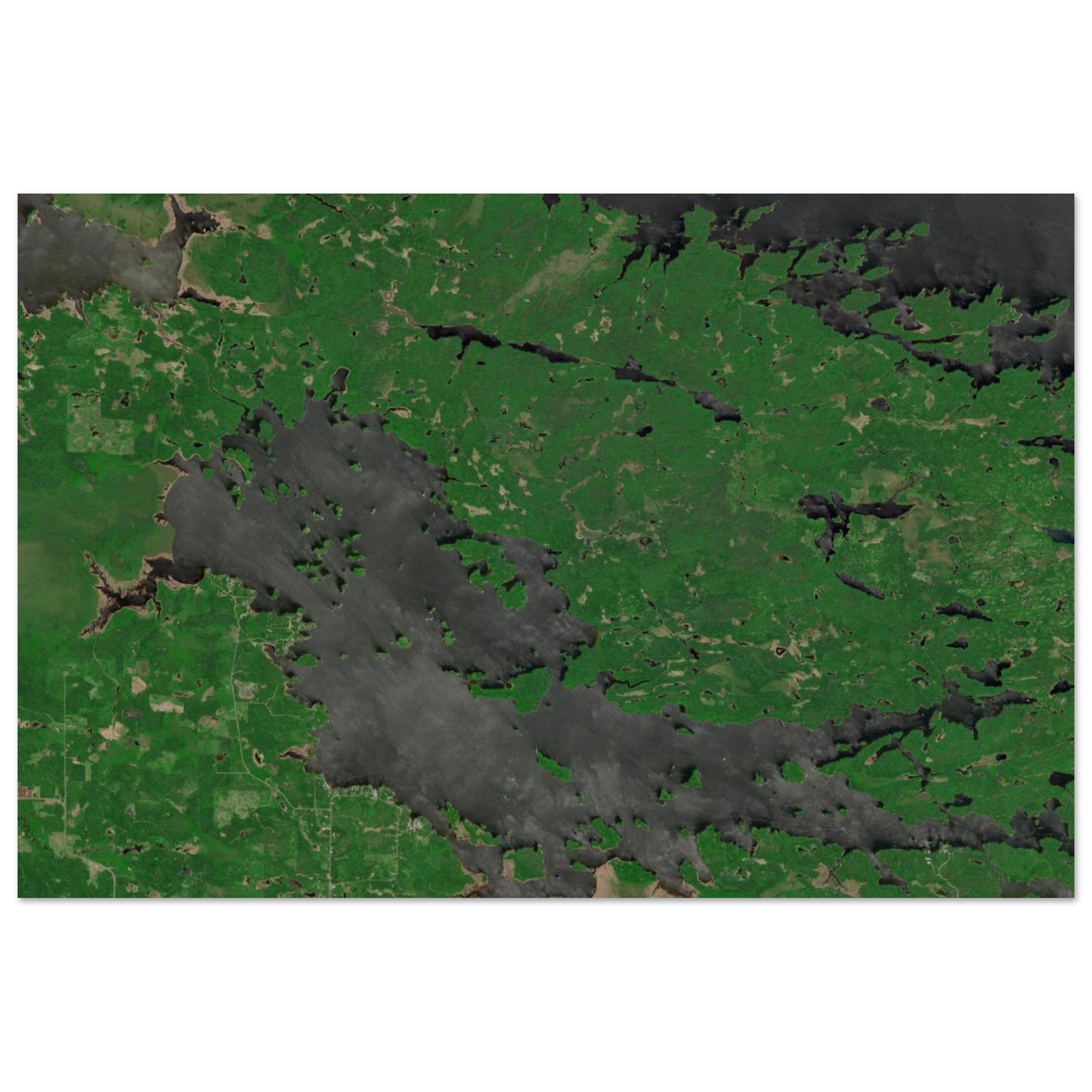 Voyageurs National Park Natural Earth Print - Ink And Atlas