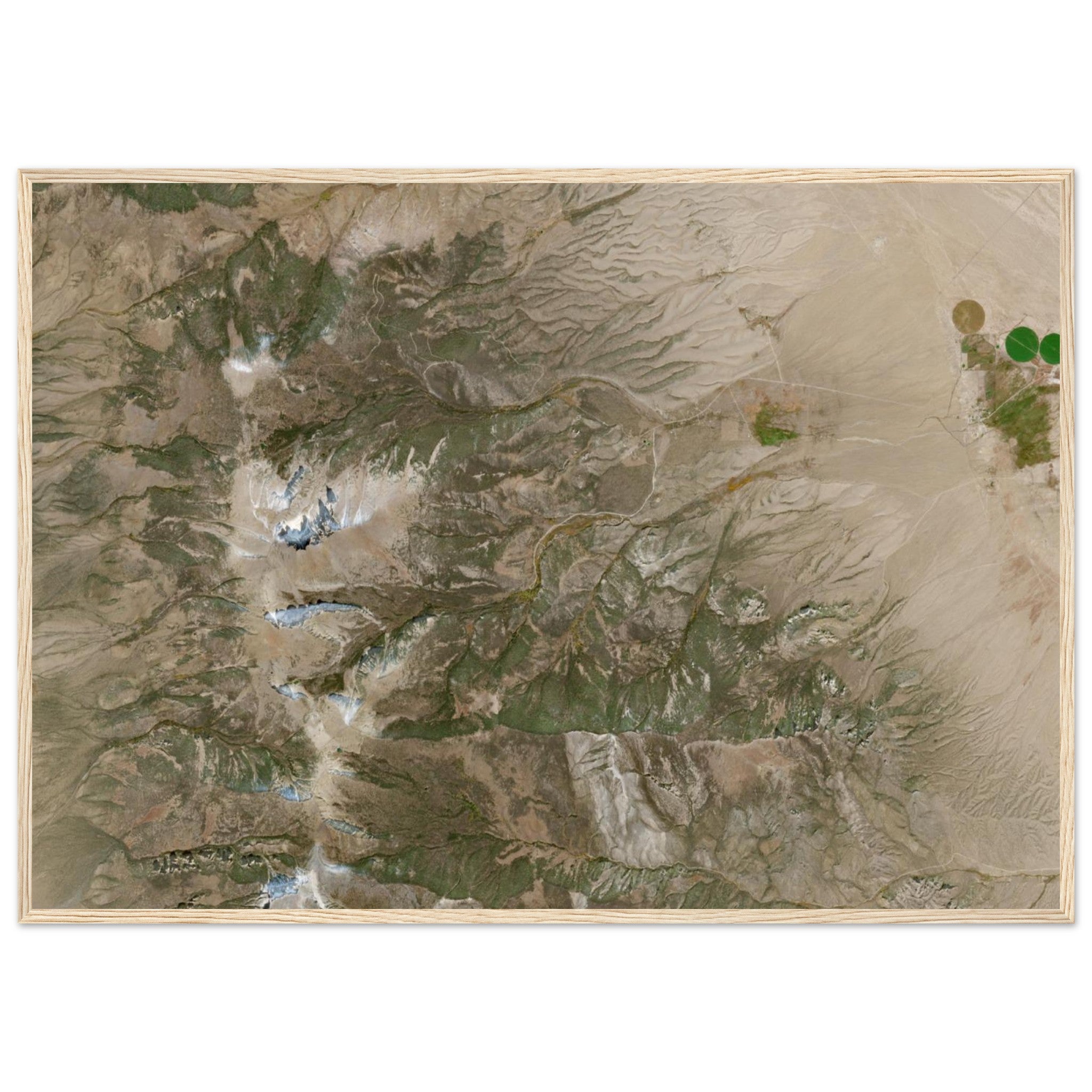 Great Basin National Park Natural Earth Print - Ink And Atlas