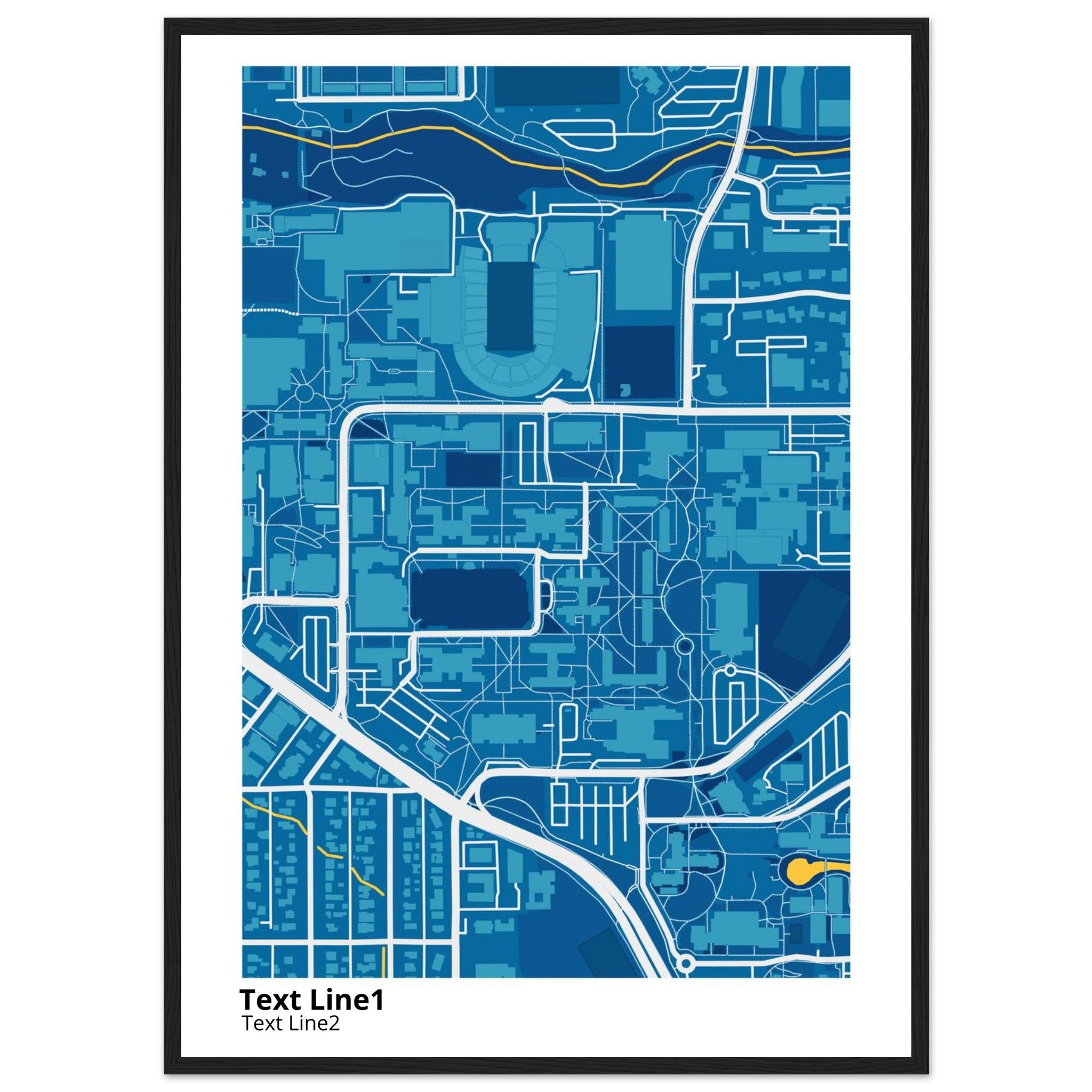 university of colorado boulder campus map poster