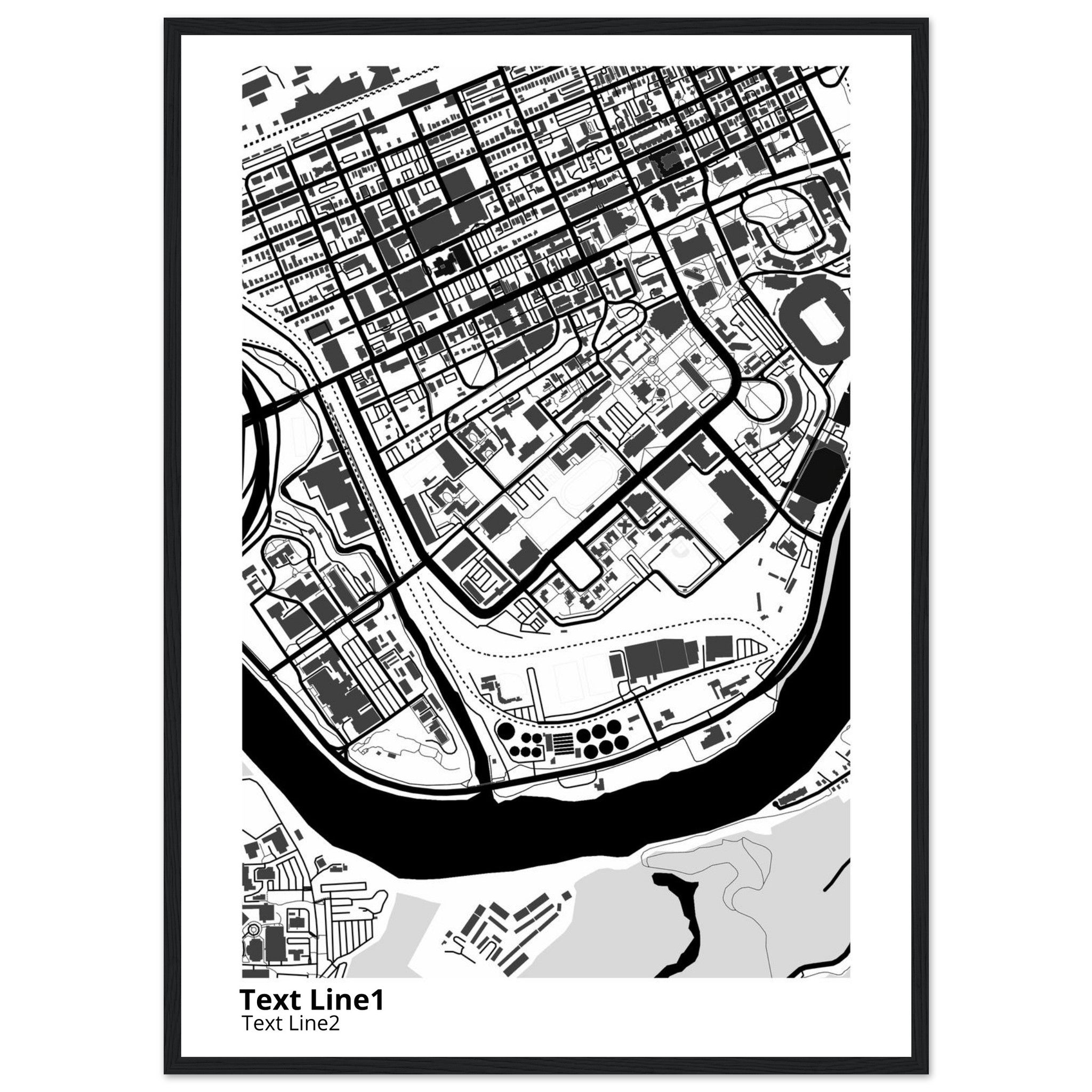 University of Tennessee (Knoxville) Campus Map Poster | Alumni Gift - Ink And Atlas