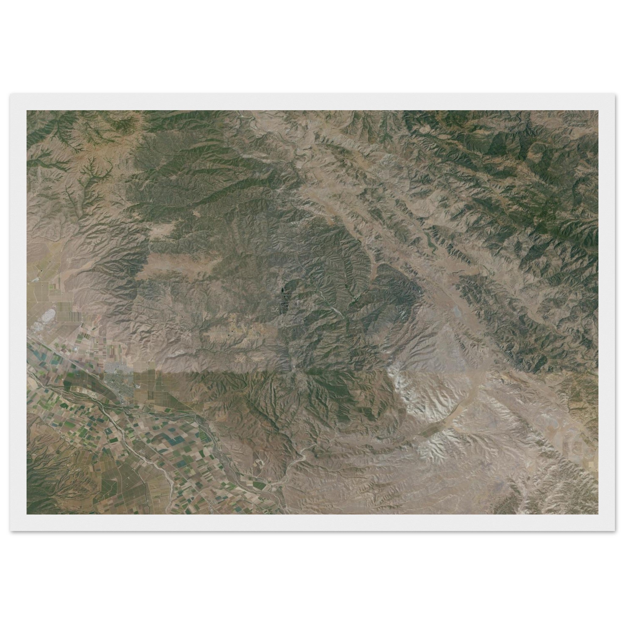 Pinnacles National Park Natural Earth Print - Ink And Atlas