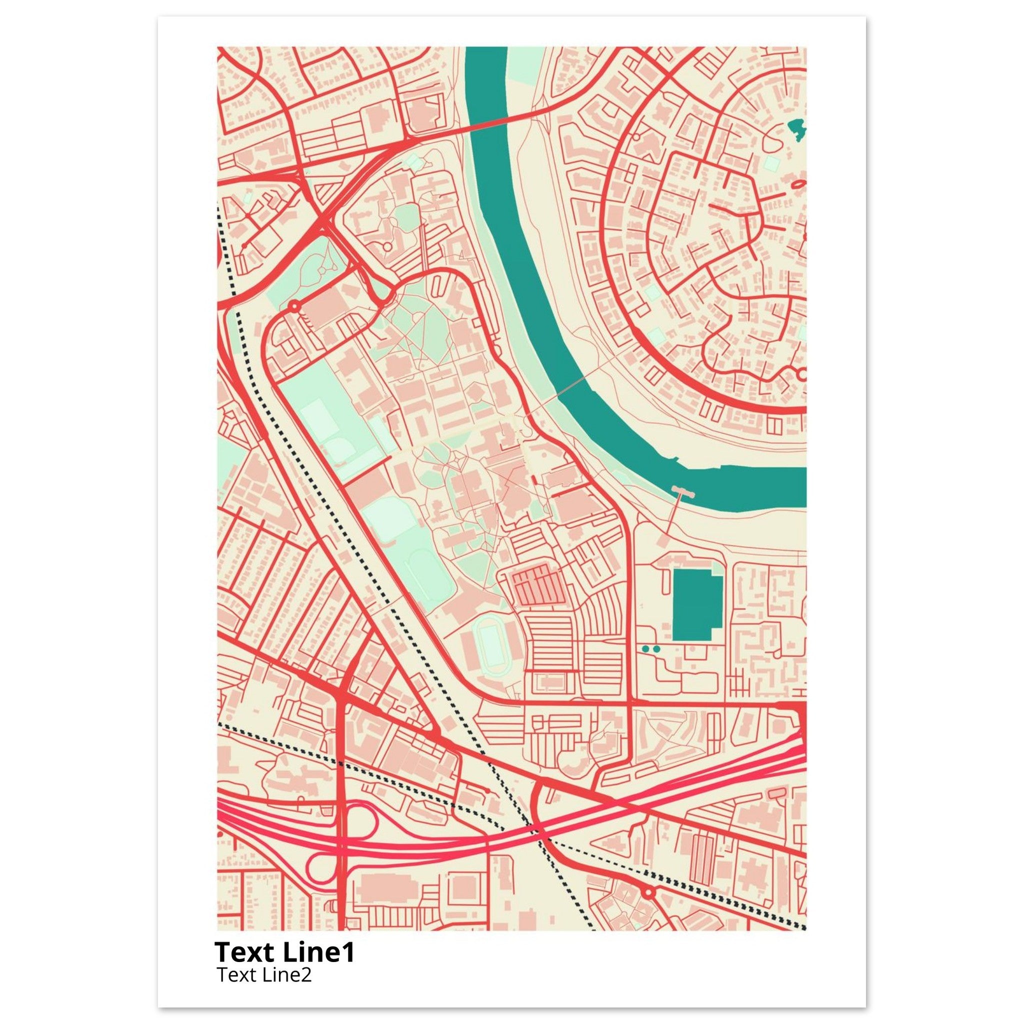 california state university sacramento campus map poster