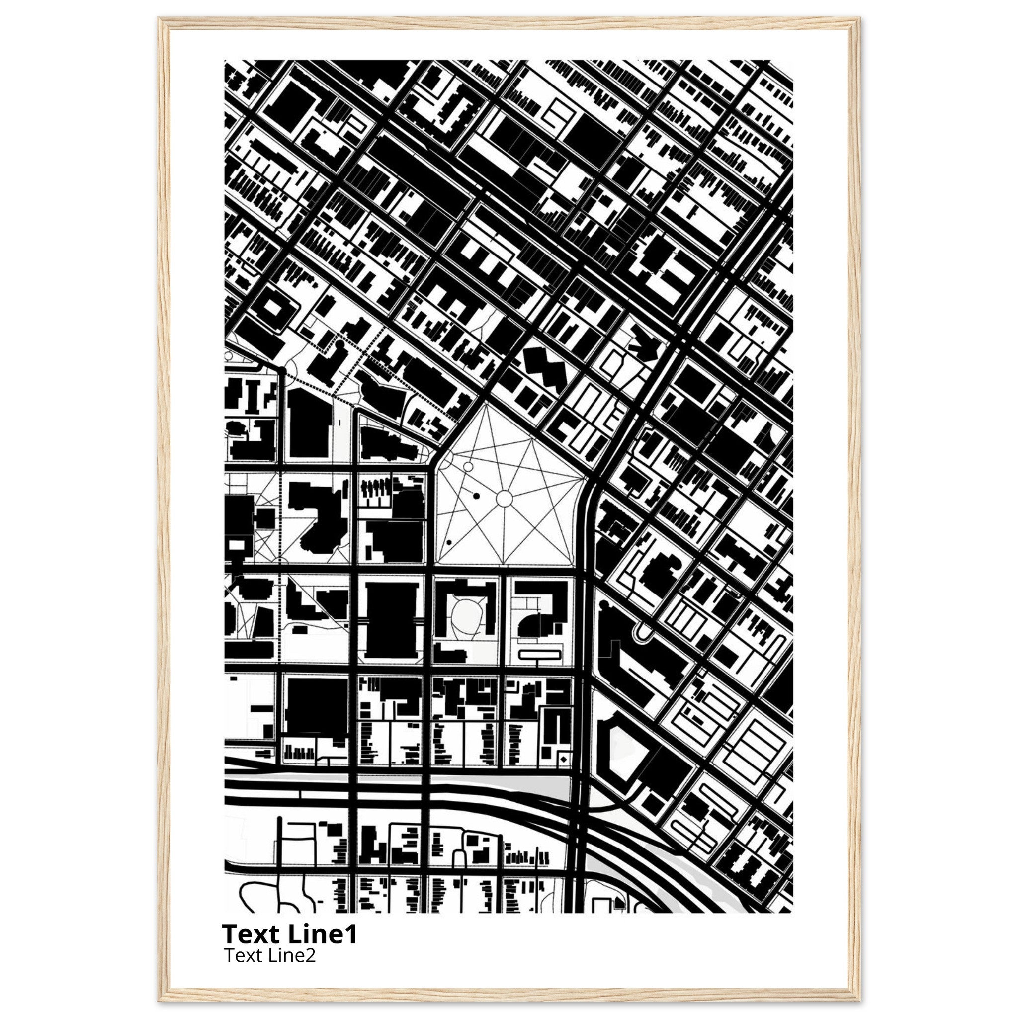 Virginia Commonwealth University Campus Map Poster | Graduation Gift - Ink And Atlas