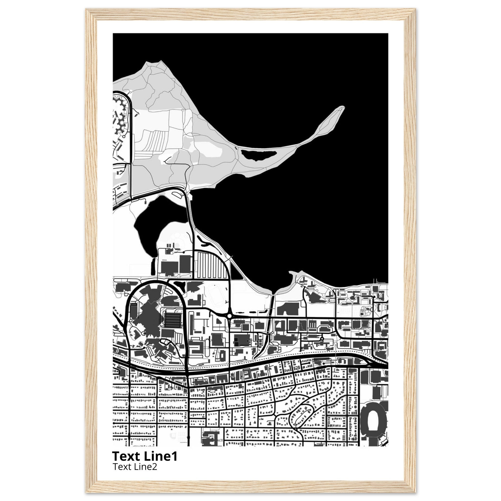 University of Wisconsin (Madison) Campus Map Poster | Graduation Gift - Ink And Atlas