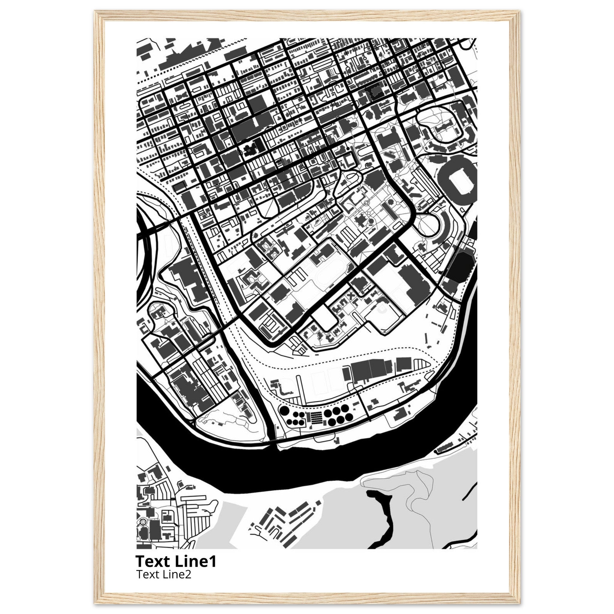 University of Tennessee (Knoxville) Campus Map Poster | Alumni Gift - Ink And Atlas