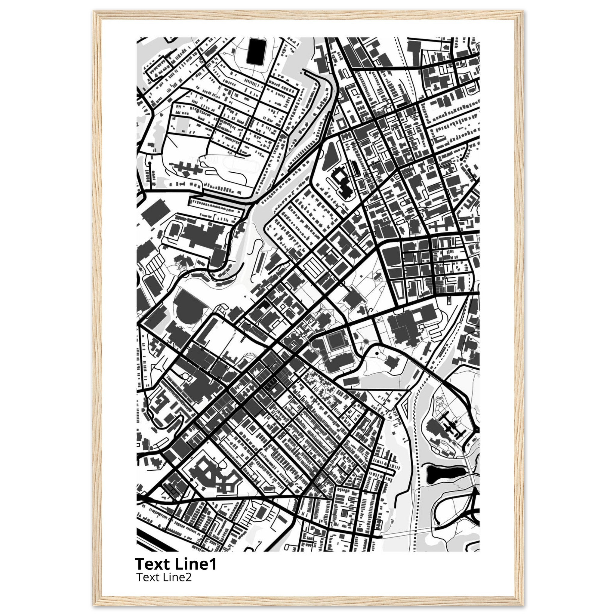 University of Pittsburgh Pennsylvania Campus Map Poster | Alumni Gift - Ink And Atlas