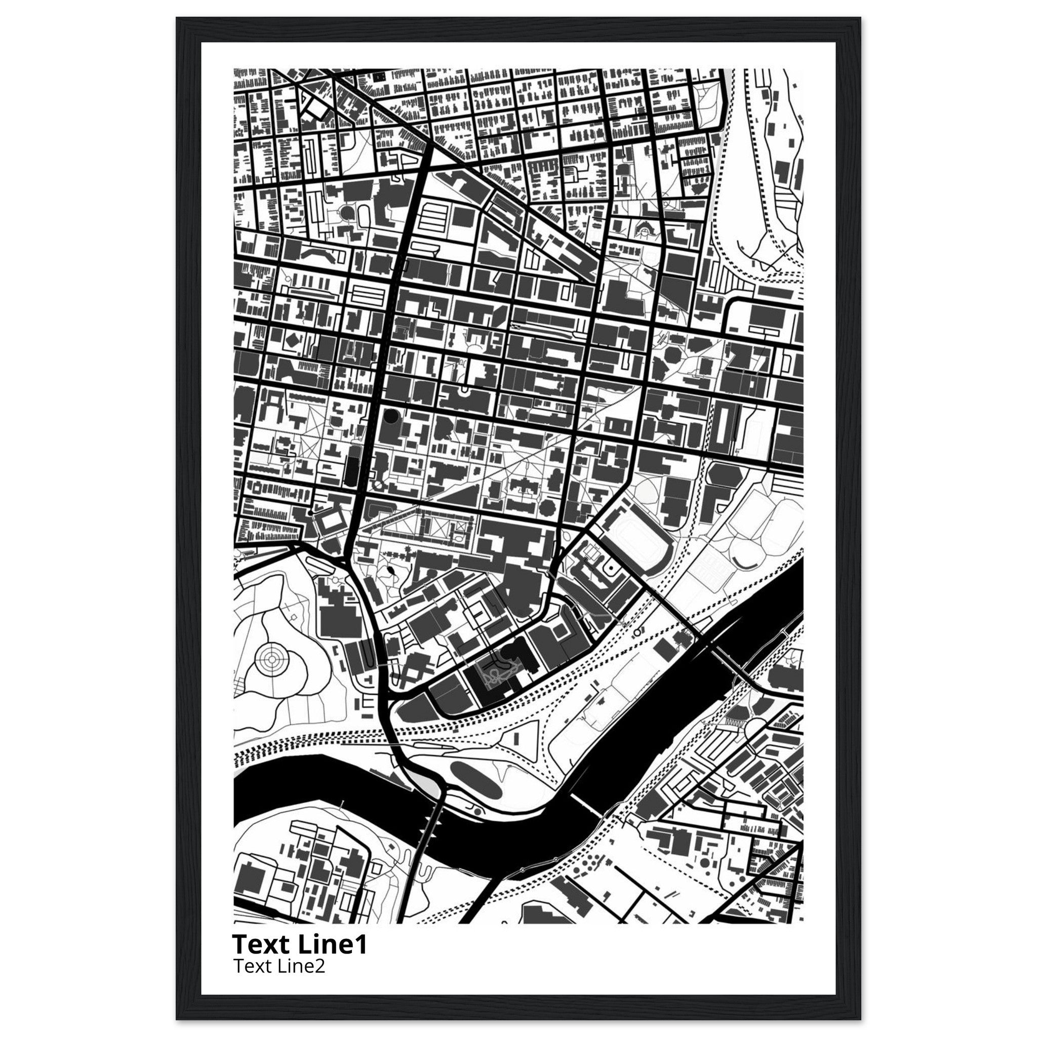 University of Pennsylvania Campus Map Poster | Graduation Gift - Ink And Atlas