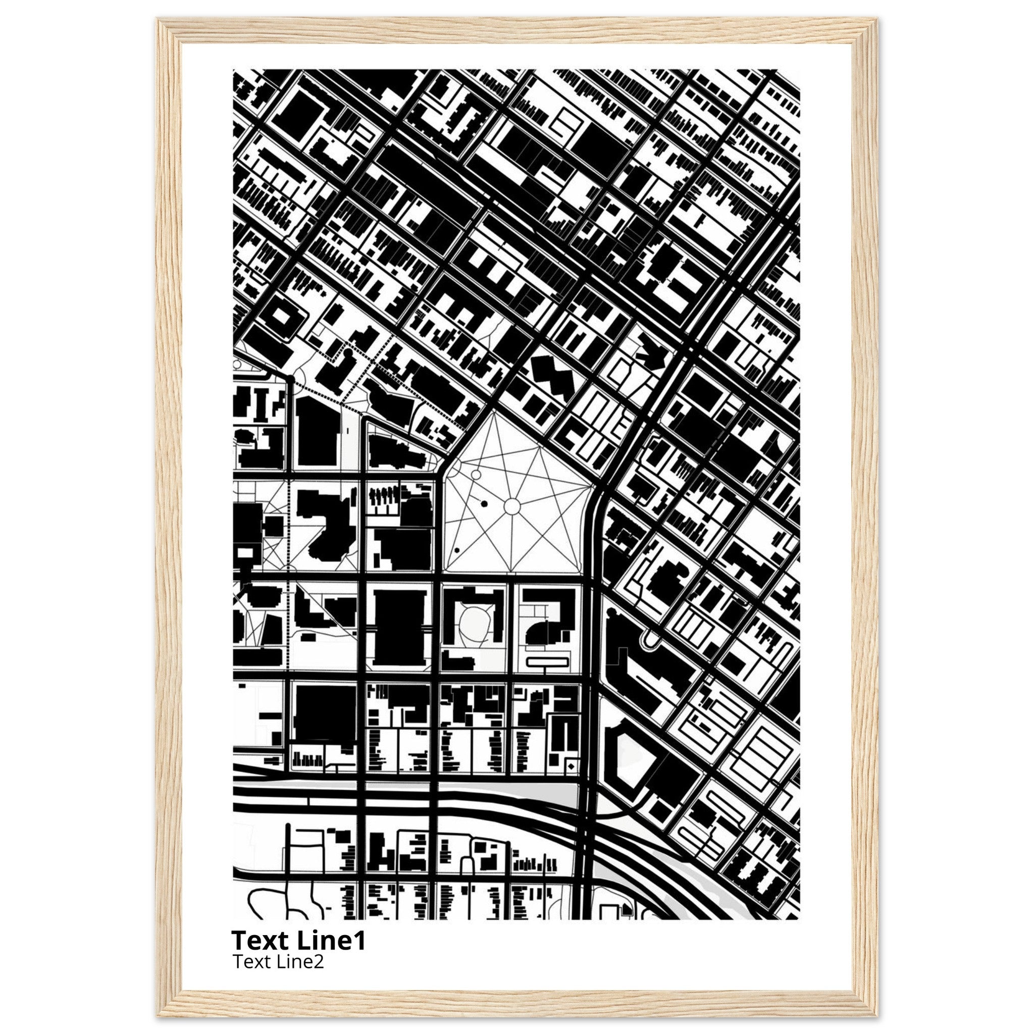 Virginia Commonwealth University Campus Map Poster | Graduation Gift - Ink And Atlas