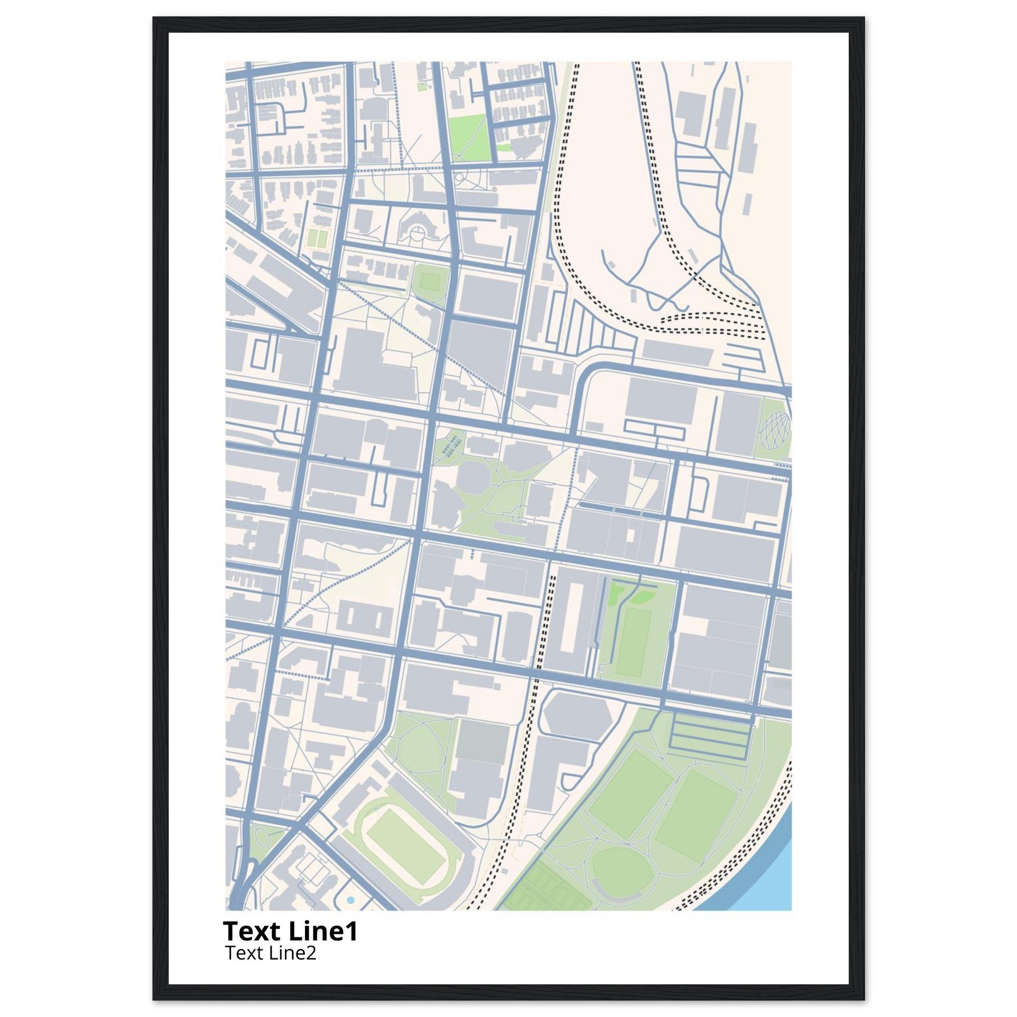 Drexel University Pennsylvania Campus Map Poster | Graduation Gift - Ink And Atlas