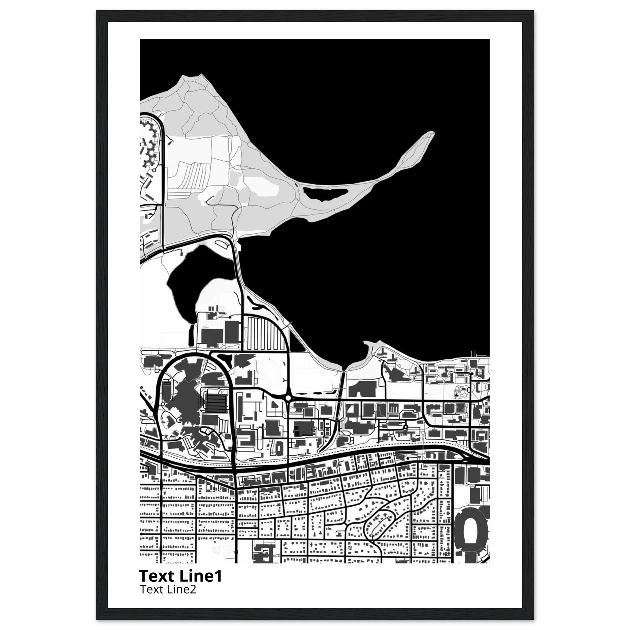 University of Wisconsin (Madison) Campus Map Poster | Graduation Gift - Ink And Atlas