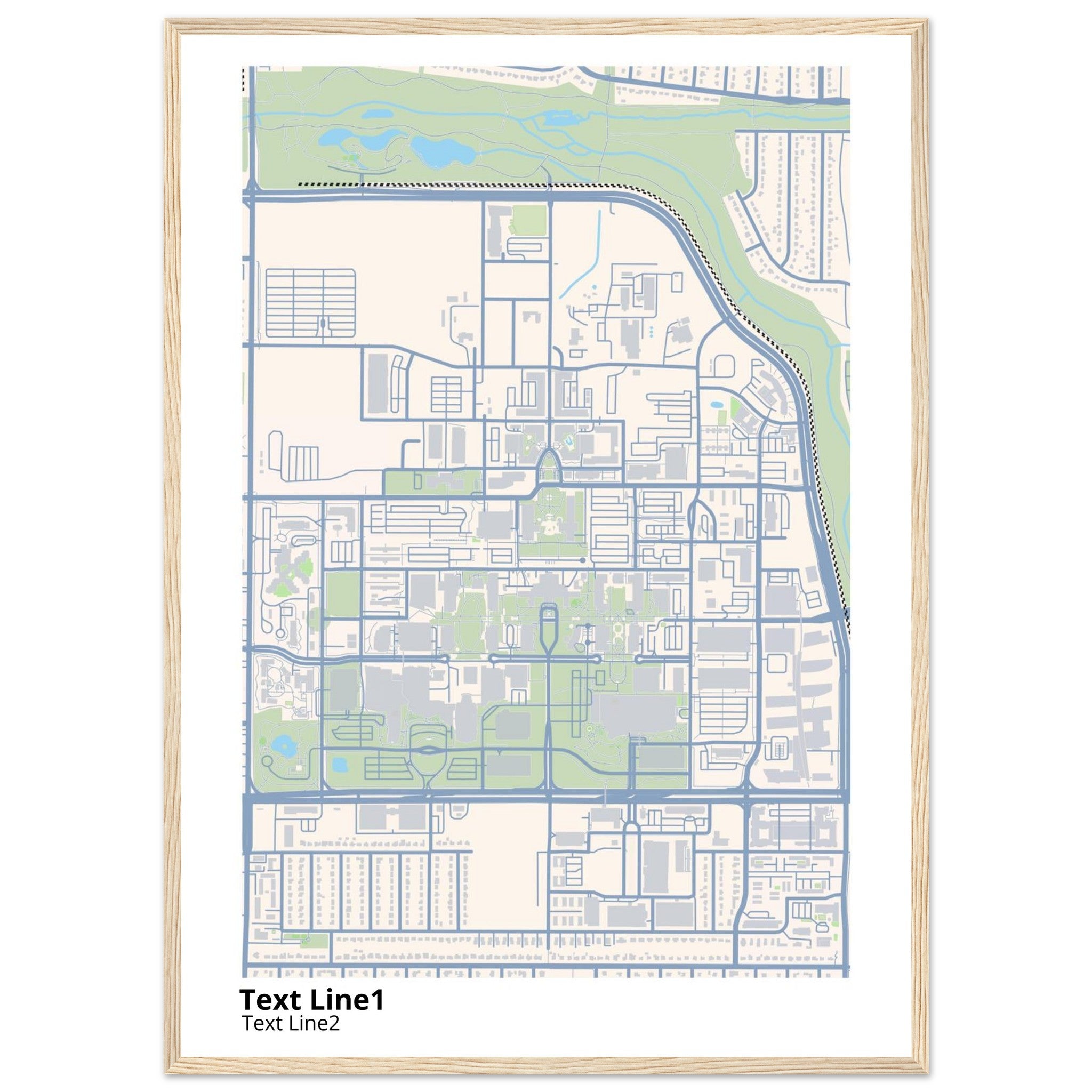 university of colorado denver anschutz medical campus campus map poster