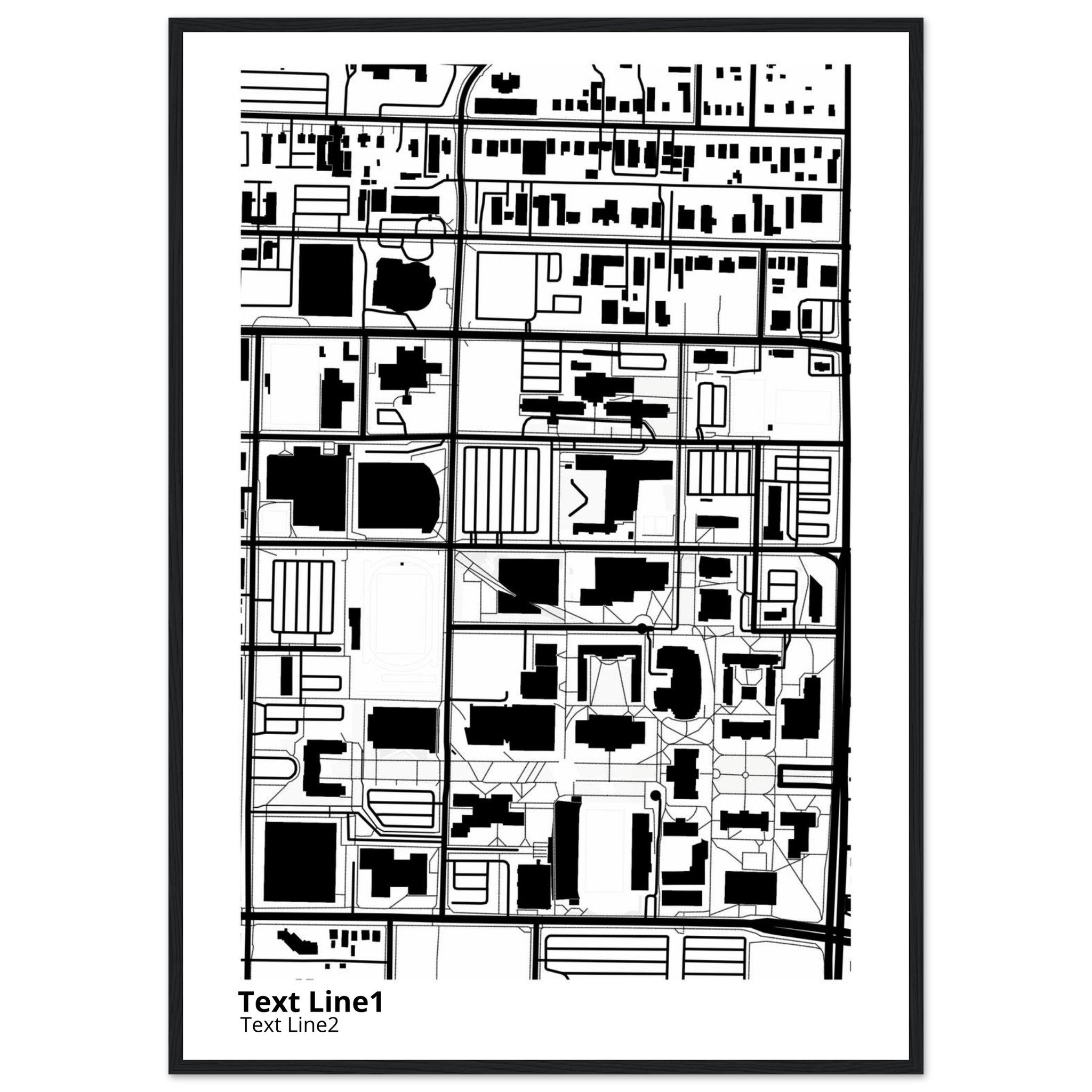 missouri state university springfield campus map poster