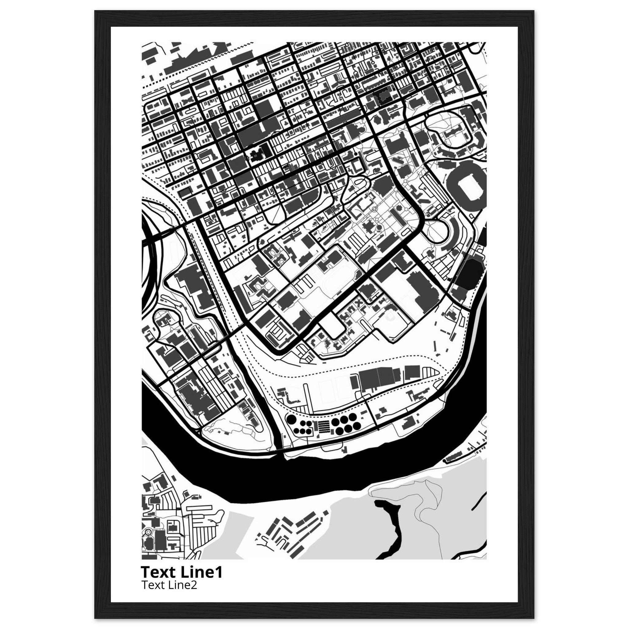 University of Tennessee (Knoxville) Campus Map Poster | Alumni Gift - Ink And Atlas