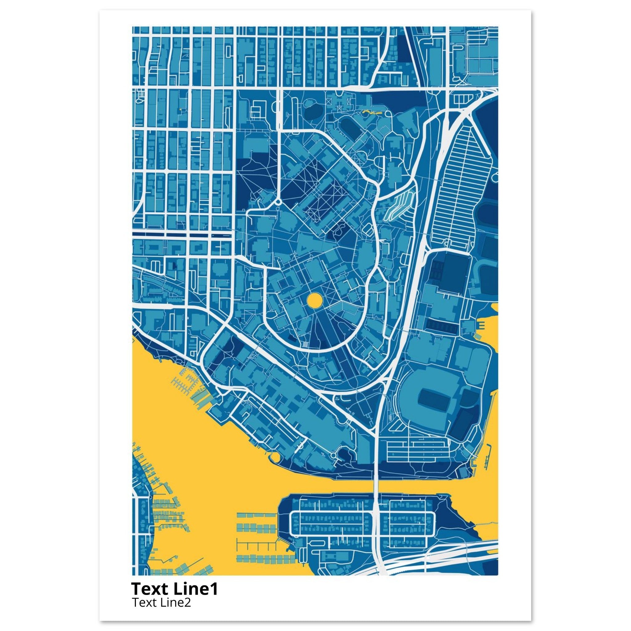 University of Washington (Seattle) Campus Map Poster | Graduation Gift - Ink And Atlas