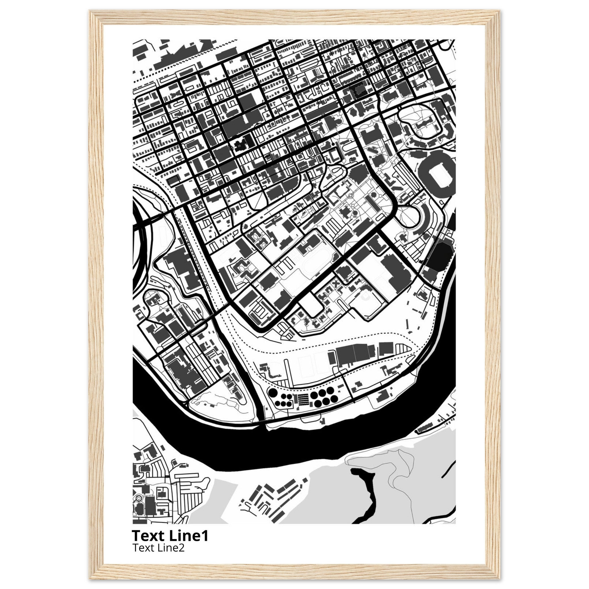 University of Tennessee (Knoxville) Campus Map Poster | Alumni Gift - Ink And Atlas