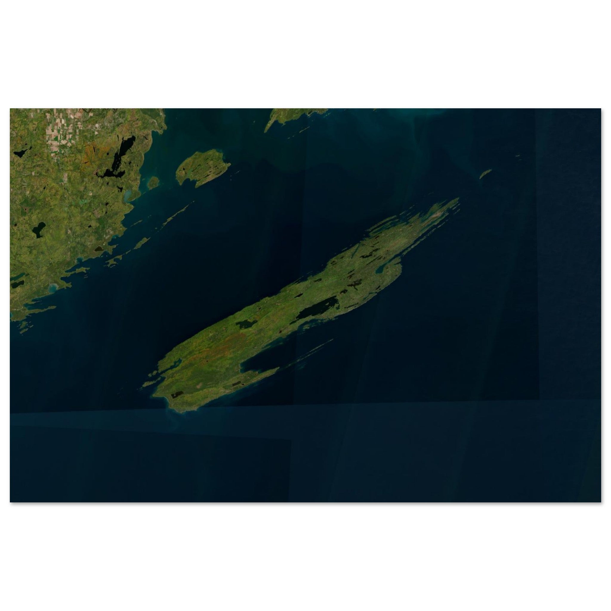 Isle Royale National Park Natural Earth Print - Ink And Atlas