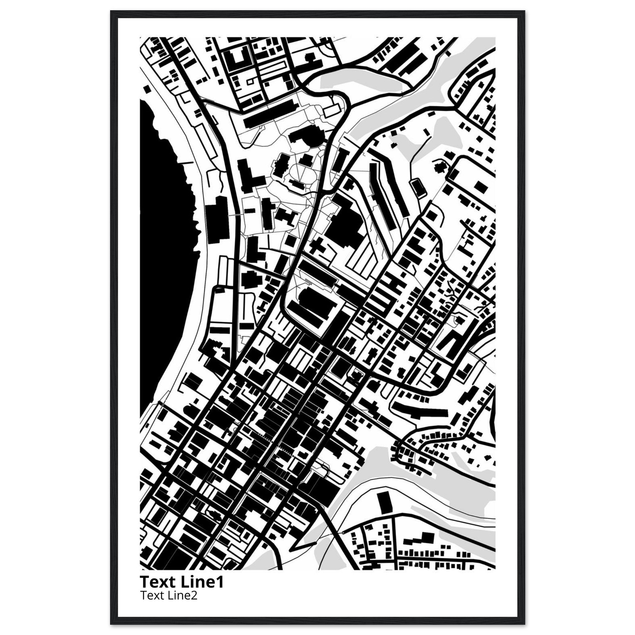 West Virginia University Campus Map Poster | Graduation Gift - Ink And Atlas