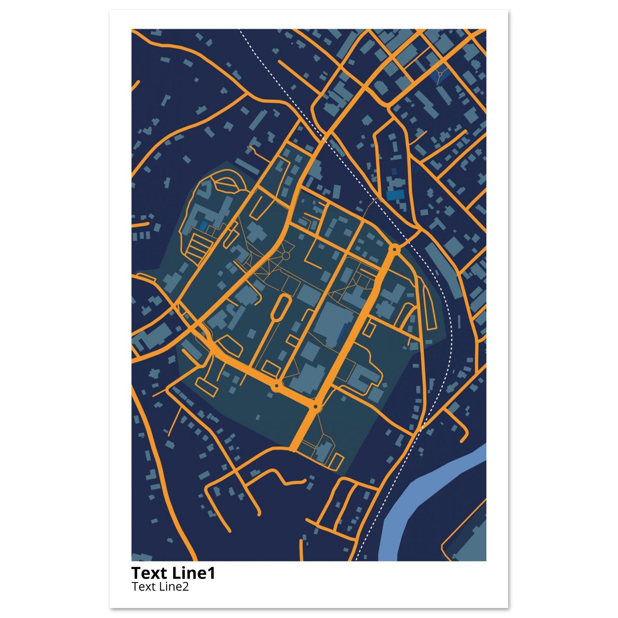 university of the cumberlands campus map poster