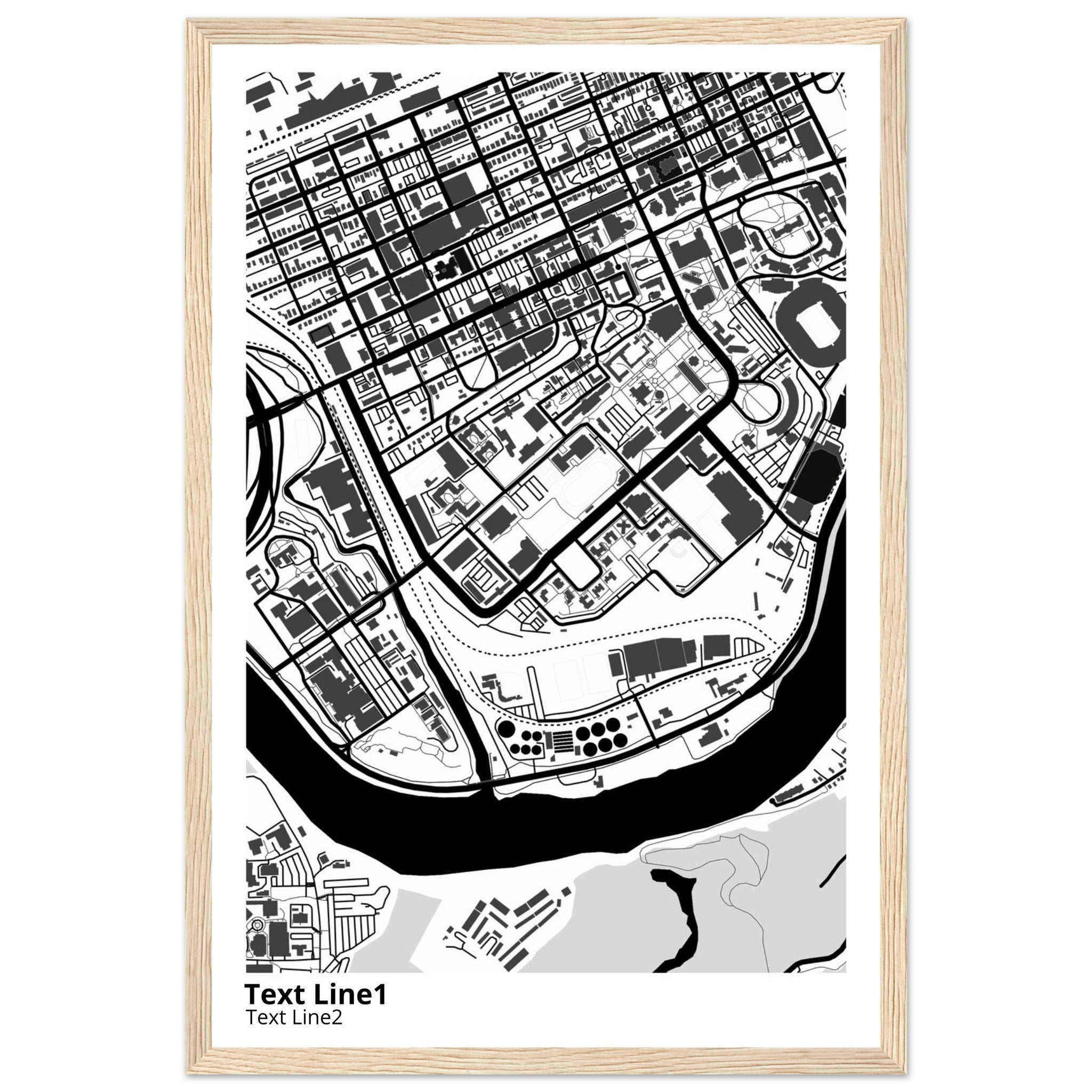 University of Tennessee (Knoxville) Campus Map Poster | Alumni Gift - Ink And Atlas