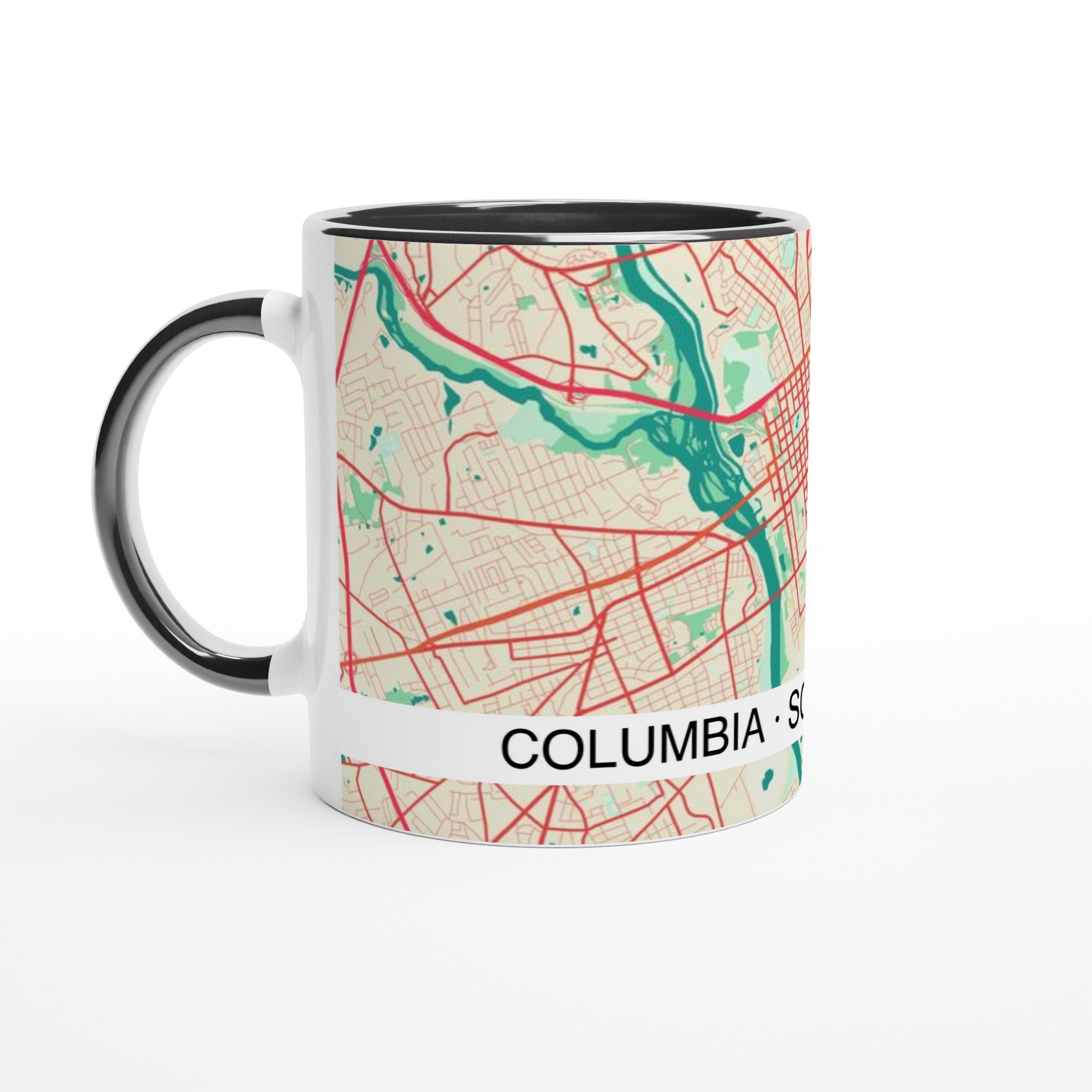 Columbia Modern City Map Mug (11oz) - Ink And Atlas