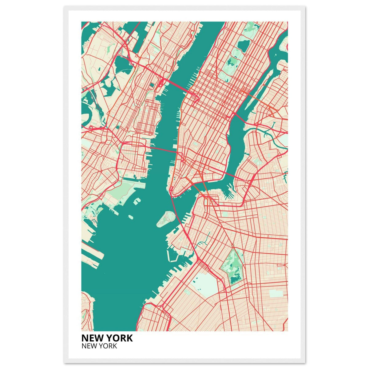 United States Modern Map Art – Ink And Atlas