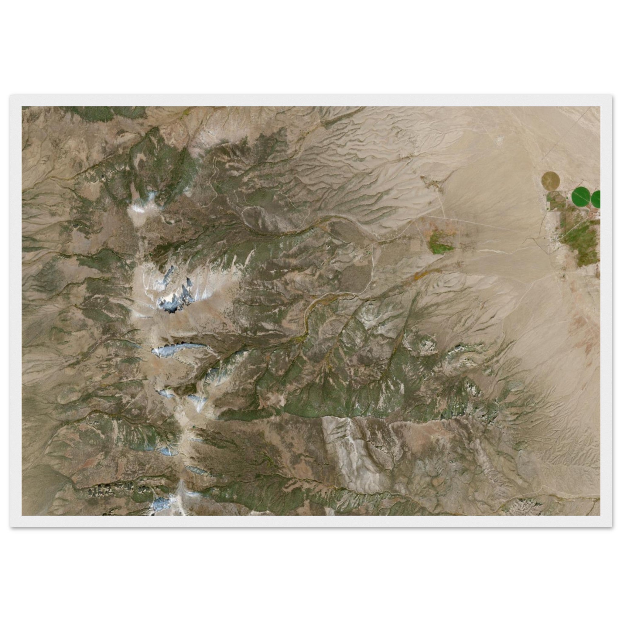 Great Basin National Park Natural Earth Print - Ink And Atlas