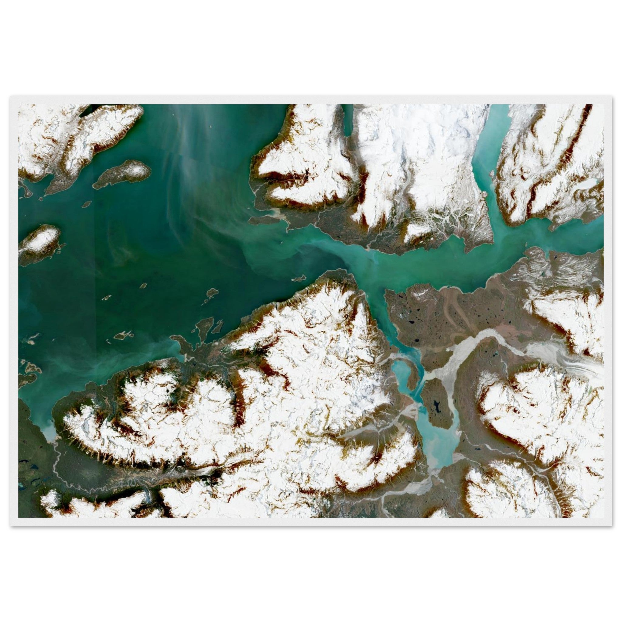 Glacier Bay National Park Natural Earth Print - Ink And Atlas