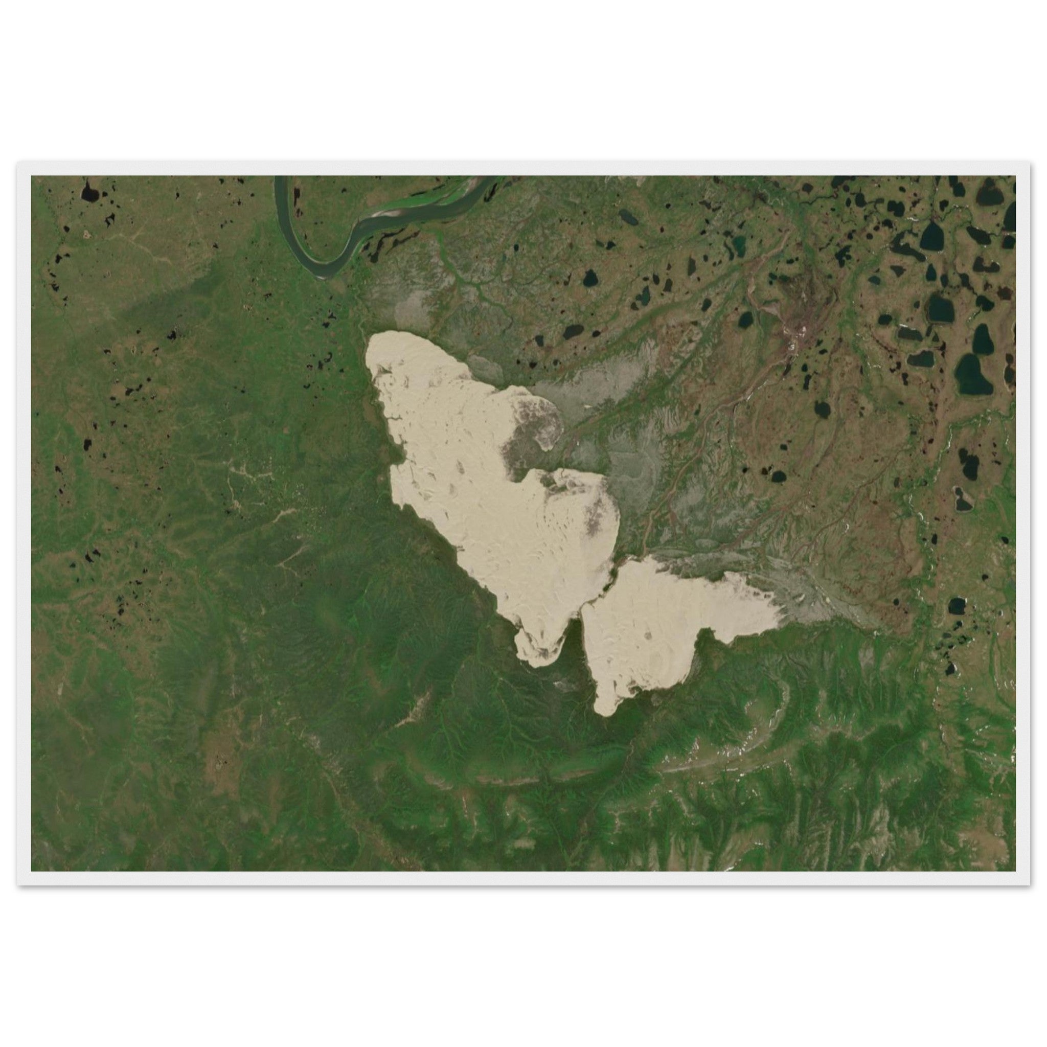 Kobuk Valley National Park Natural Earth Print - Ink And Atlas