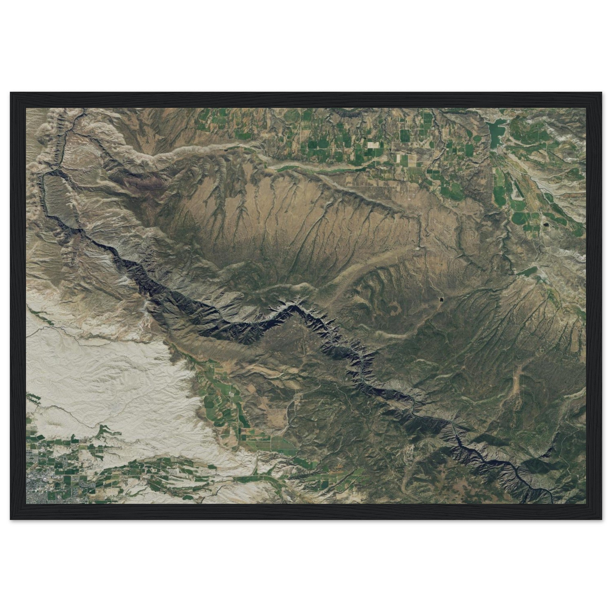 Black Canyon National Park Natural Earth Print - Ink And Atlas