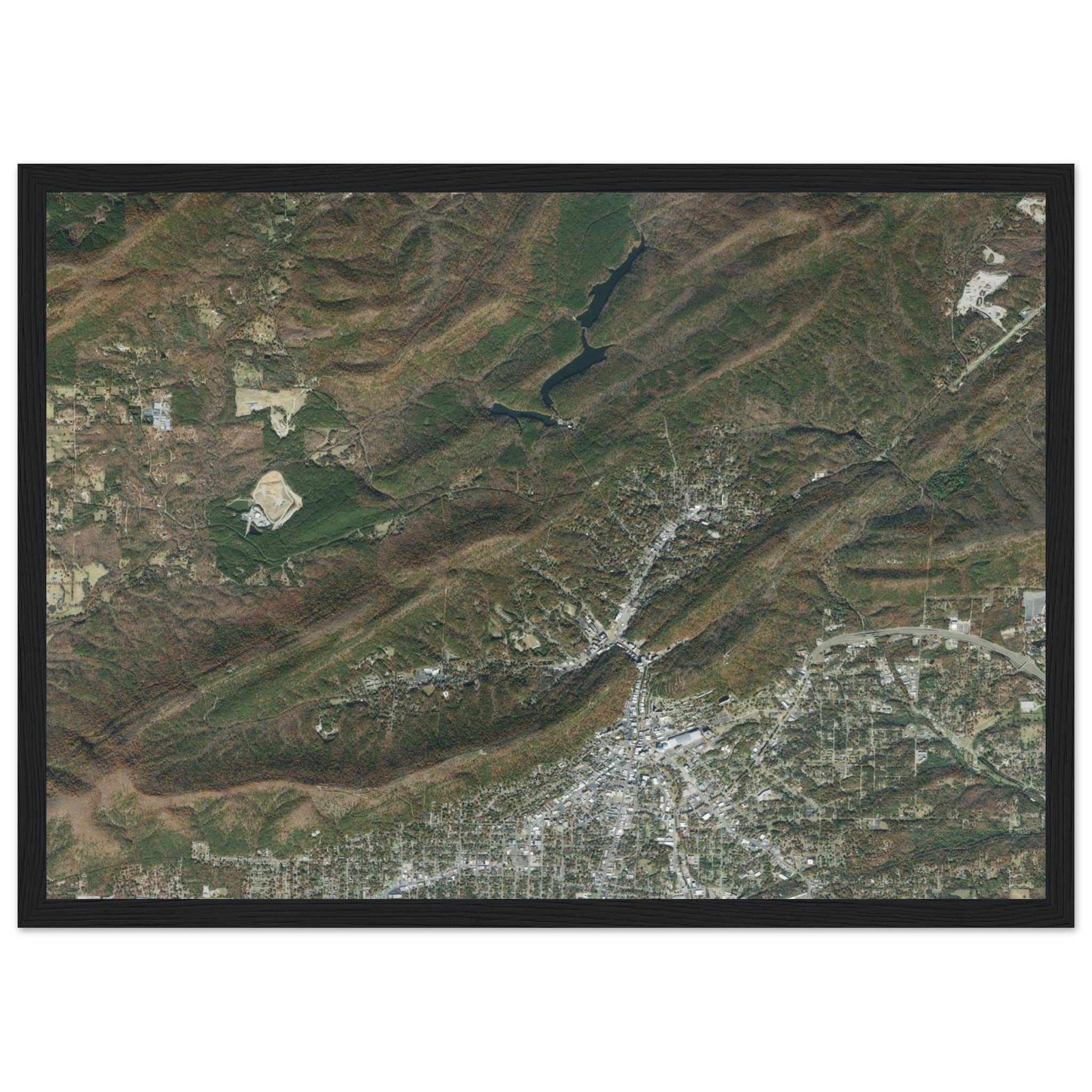 Hot Springs National Park Natural Earth Print - Ink And Atlas