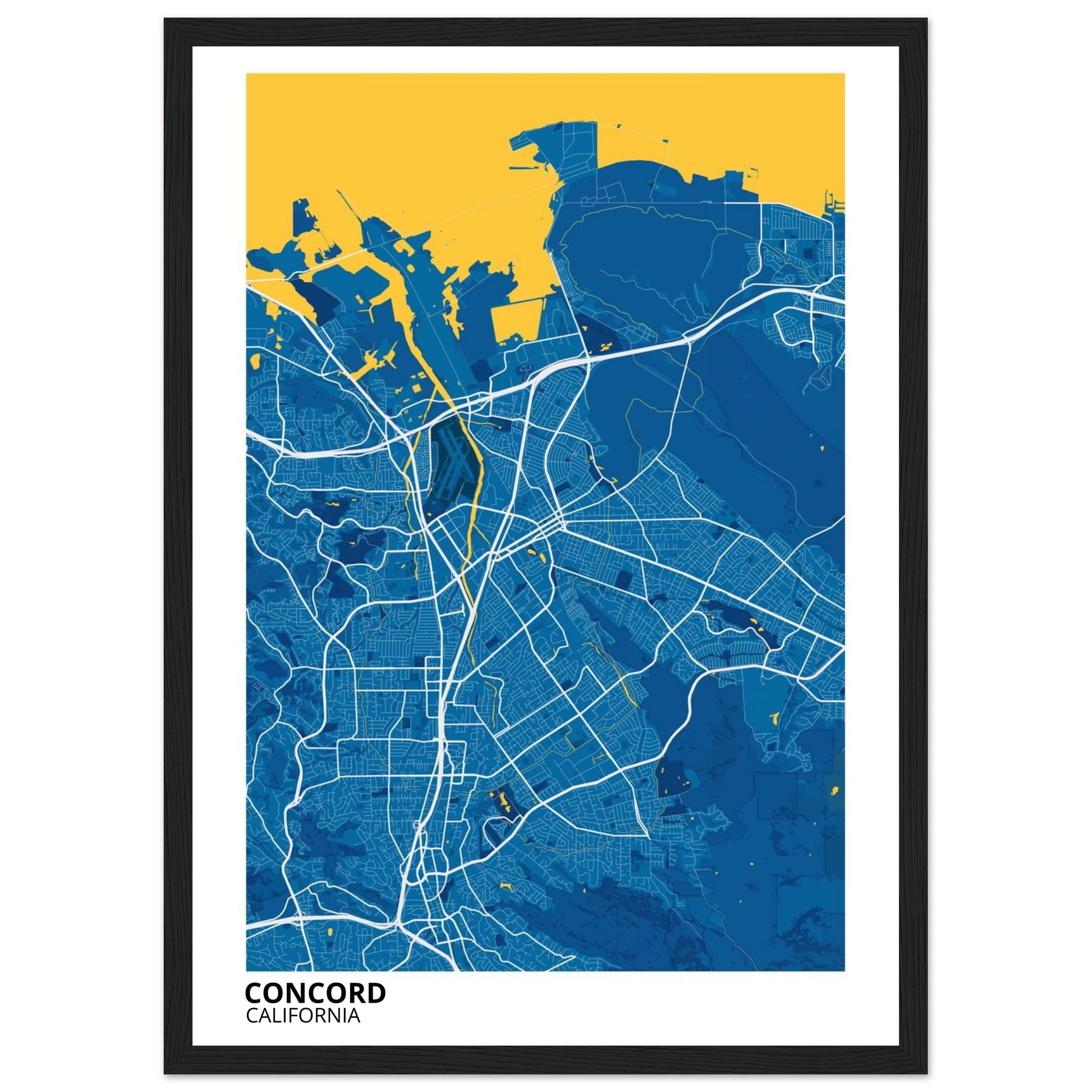 concord map poster print