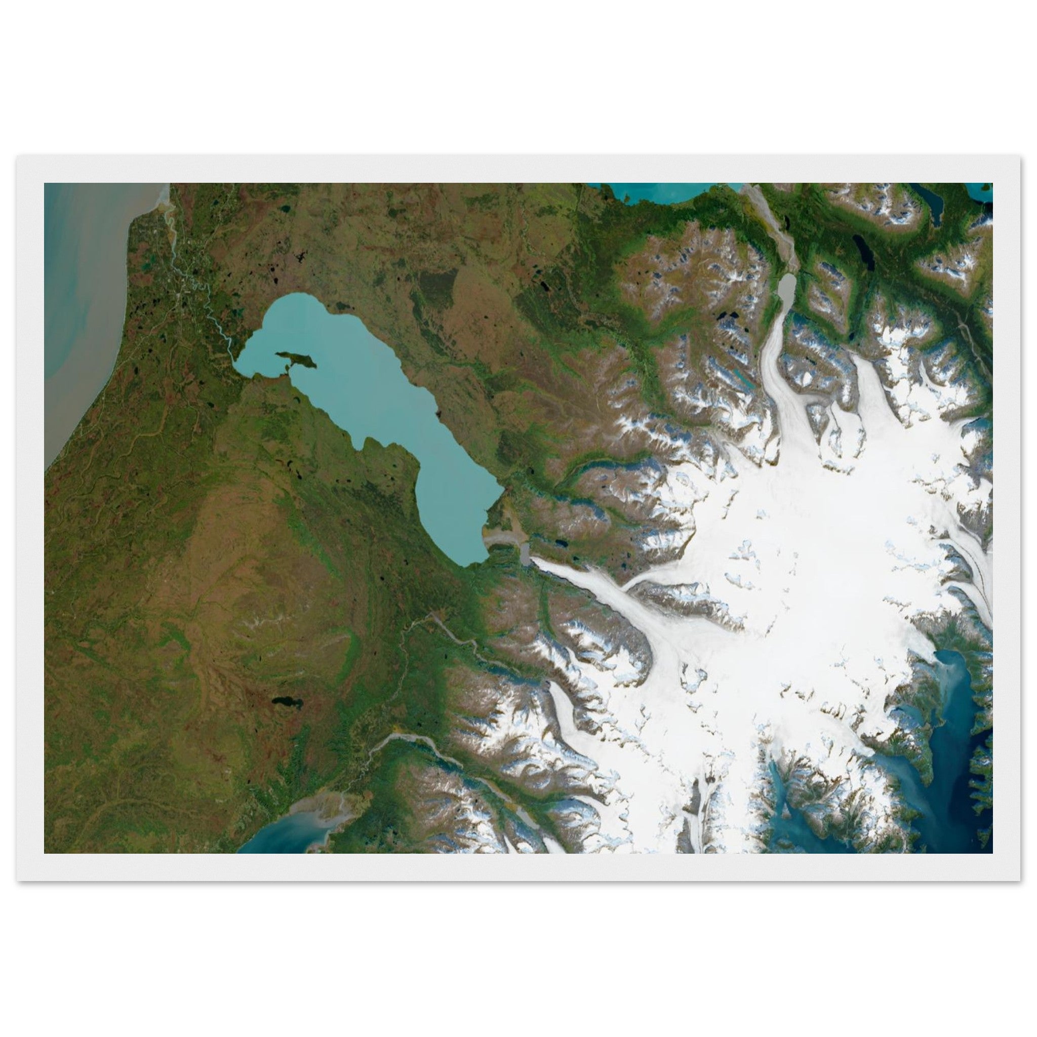 Kenai Fjords National Park Natural Earth Print - Ink And Atlas