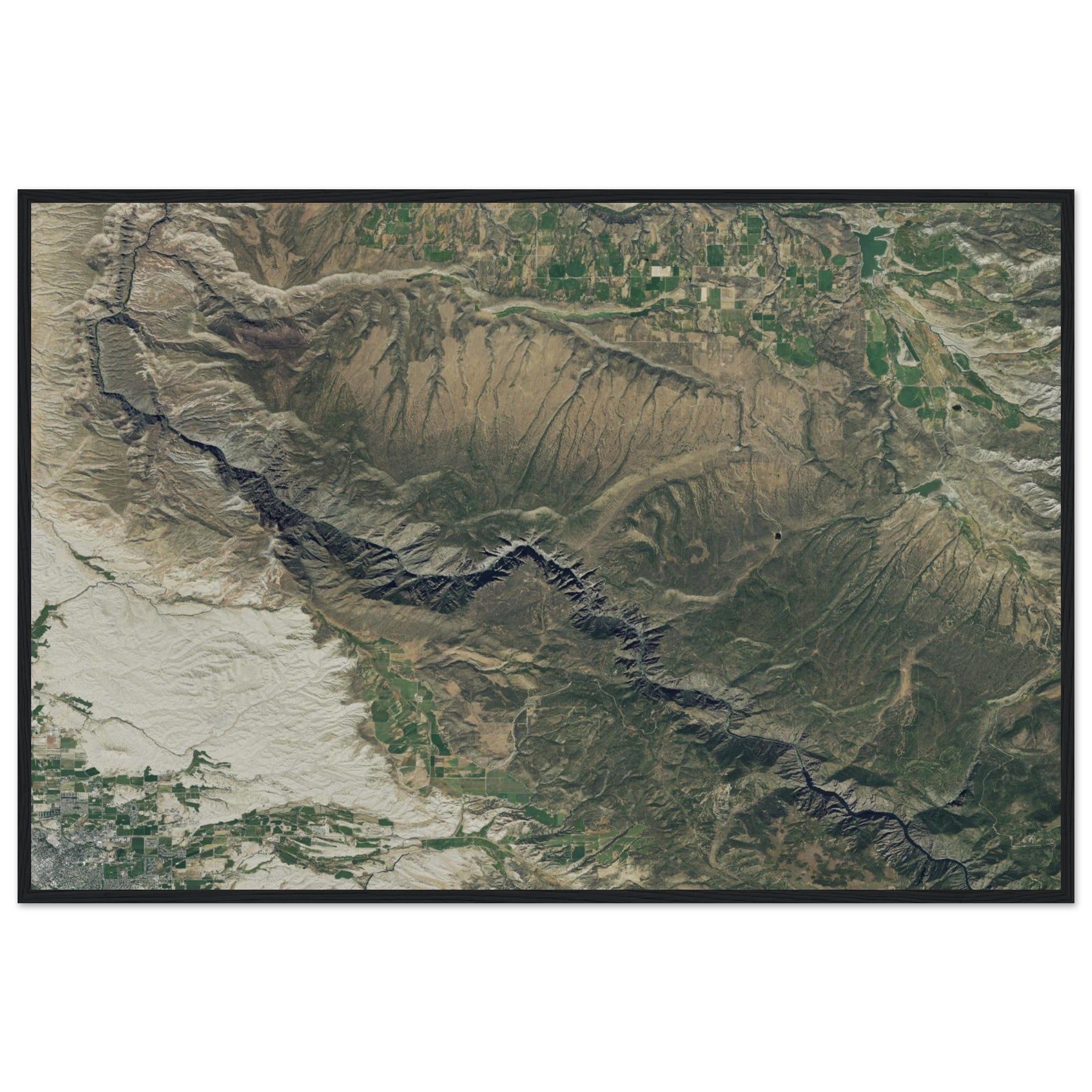Black Canyon National Park Natural Earth Print - Ink And Atlas