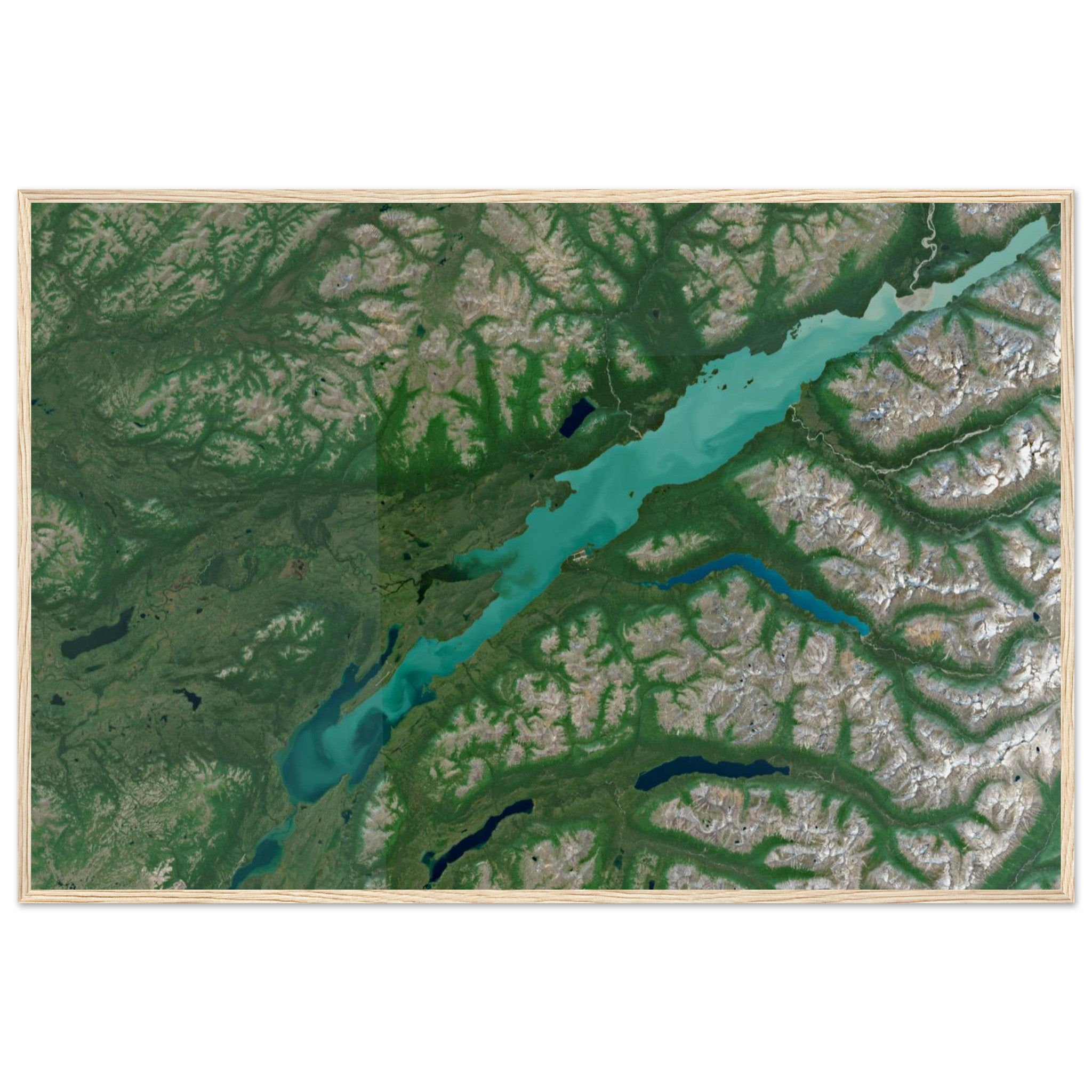 Lake Clark National Park Natural Earth Print - Ink And Atlas