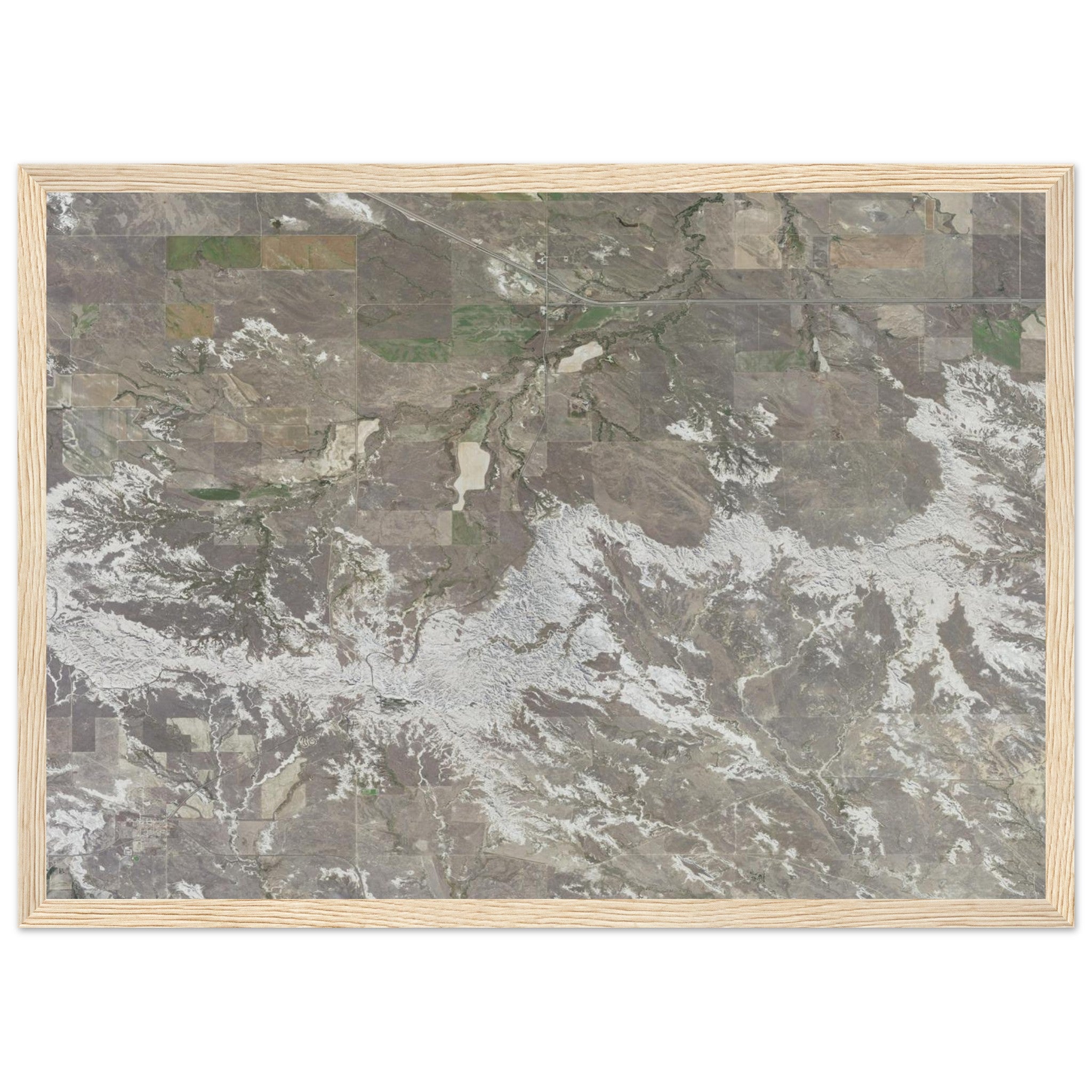 Theodore Roosevelt National Park Natural Earth Print - Ink And Atlas