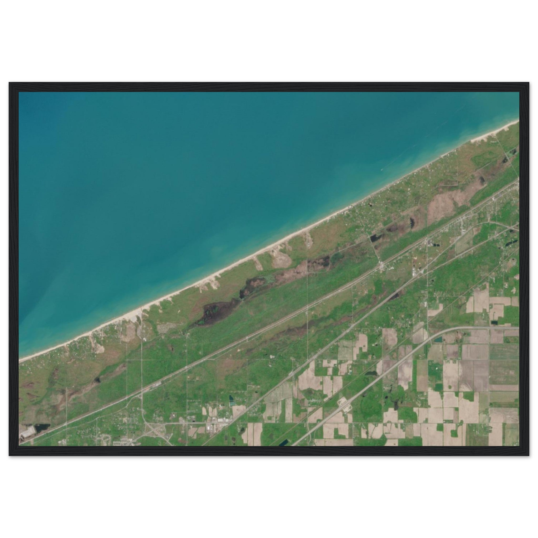 Indiana Dunes National Park Natural Earth Print - Ink And Atlas