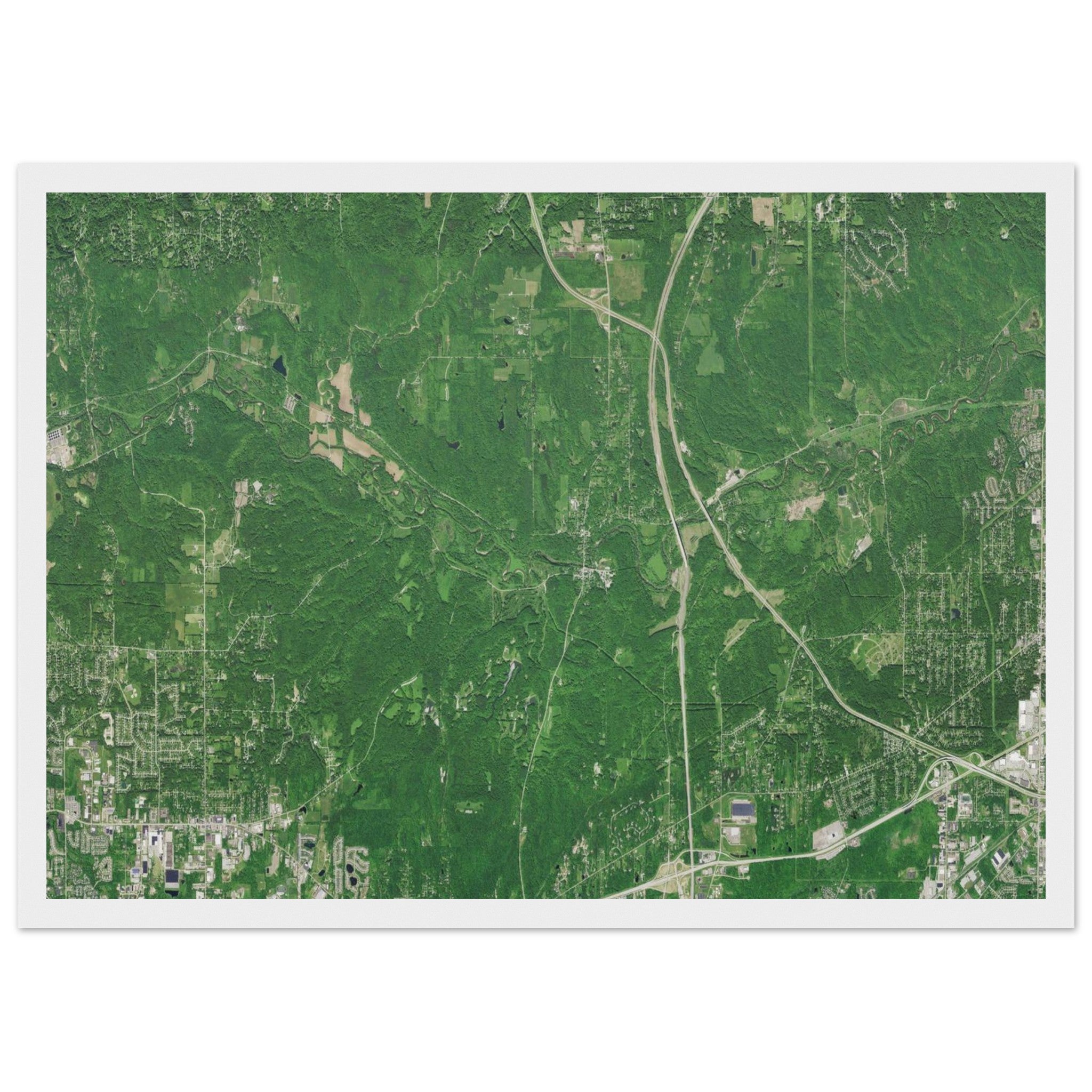 Cuyahoga Valley National Park Natural Earth Print - Ink And Atlas
